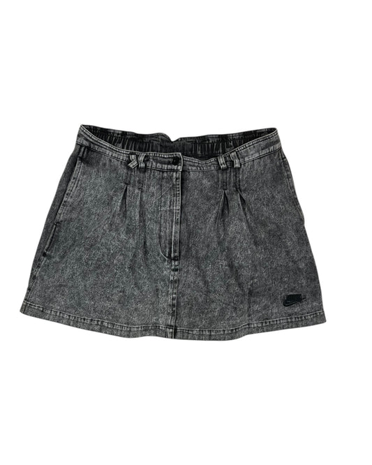 Vintage 90's Nike Challenge Court Tennis Pleated Skirt Size L Denim Acid Washed Andre Agassi