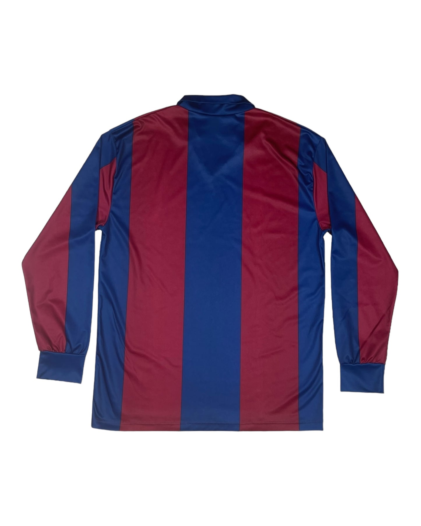 Vintage Bologna Uhlsport 1990 -1991 Home Football Shirt Size L Made in Italy Mercatone Uno Red Blue Long Sleeve