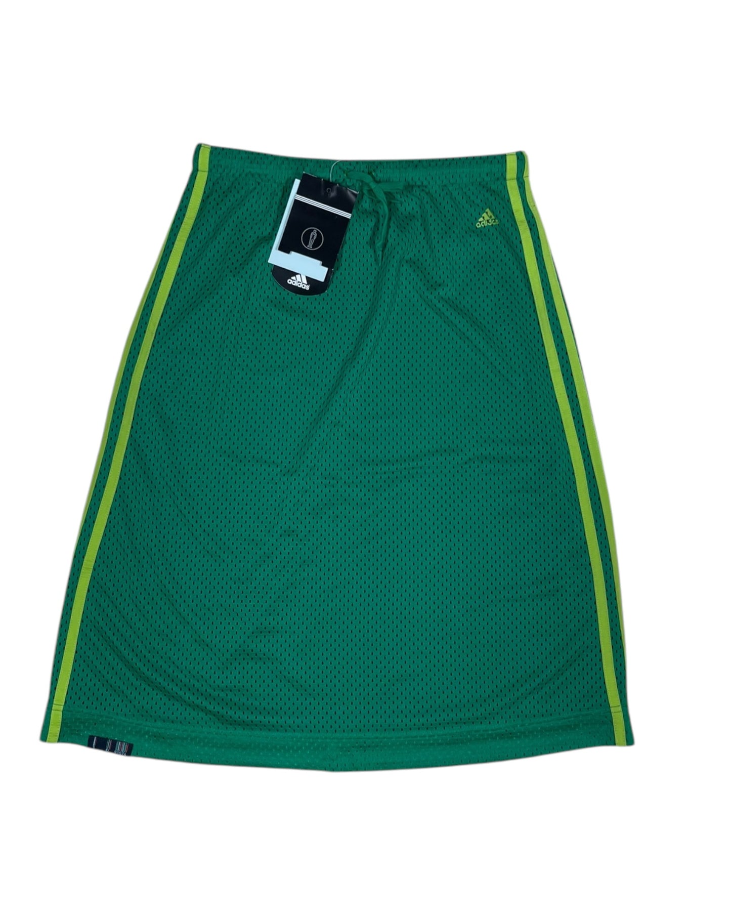 New Y2K Adidas Reversible Midi Skirt 2003 Size S Green NOS DeadStock BNWT DS