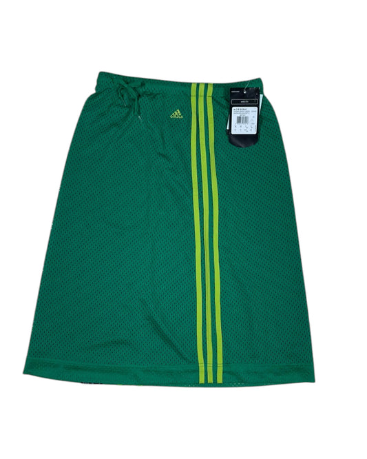 New Y2K Adidas Reversible Midi Skirt 2003 Size S Green NOS DeadStock BNWT DS