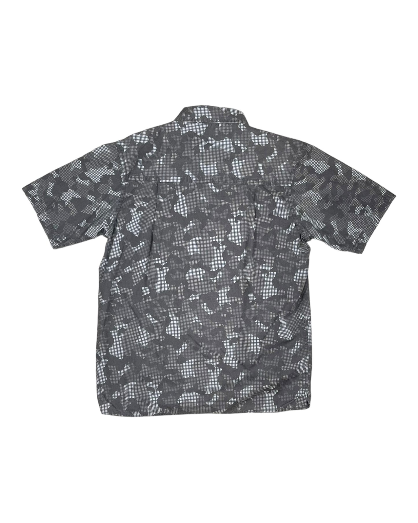 Y2K Nike ACG Digital Camo Military Camouflage Size M 100% Cotton Brown Grey 00's 2000