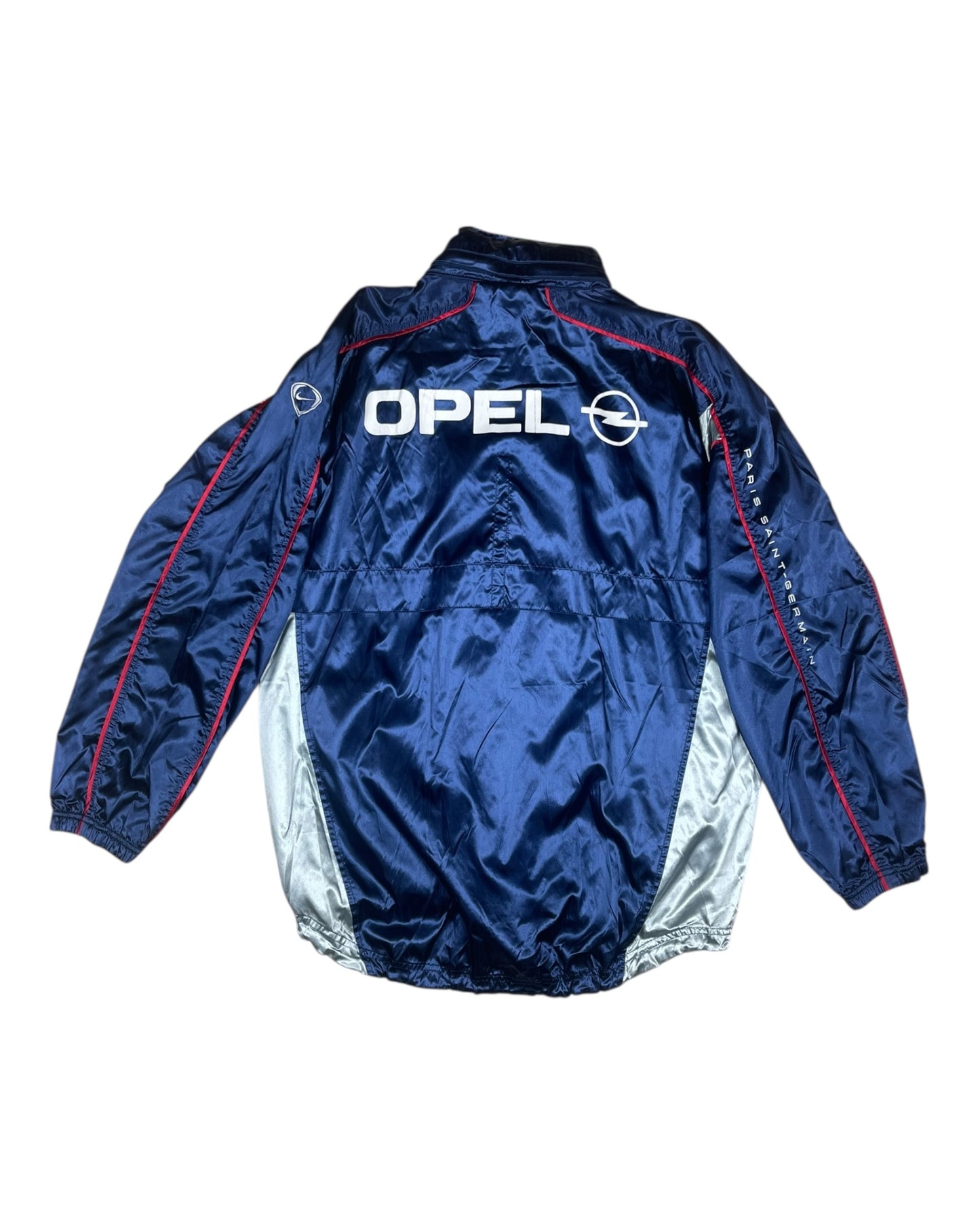 Vintage Y2K PSG Paris Saint Germain Nike Team 2001 - 2002 Track Hooded Jacket Shiny Size L
