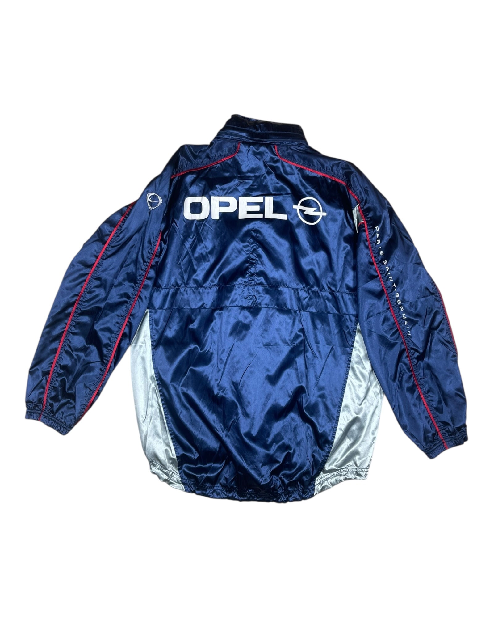Vintage Y2K PSG Paris Saint Germain Nike Team 2001 - 2002 Track Hooded Jacket Shiny Size L