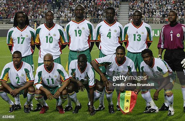 Y2K Senegal Le coq Sportif  2002 - 2003 - 2004 Home Football Shirt Size XL White World Cup 2002 Japan South Korea