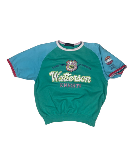 Vintage 80's Best Company Sweatshirt T-Shirt Watterson Knights Made in Italy Size L
