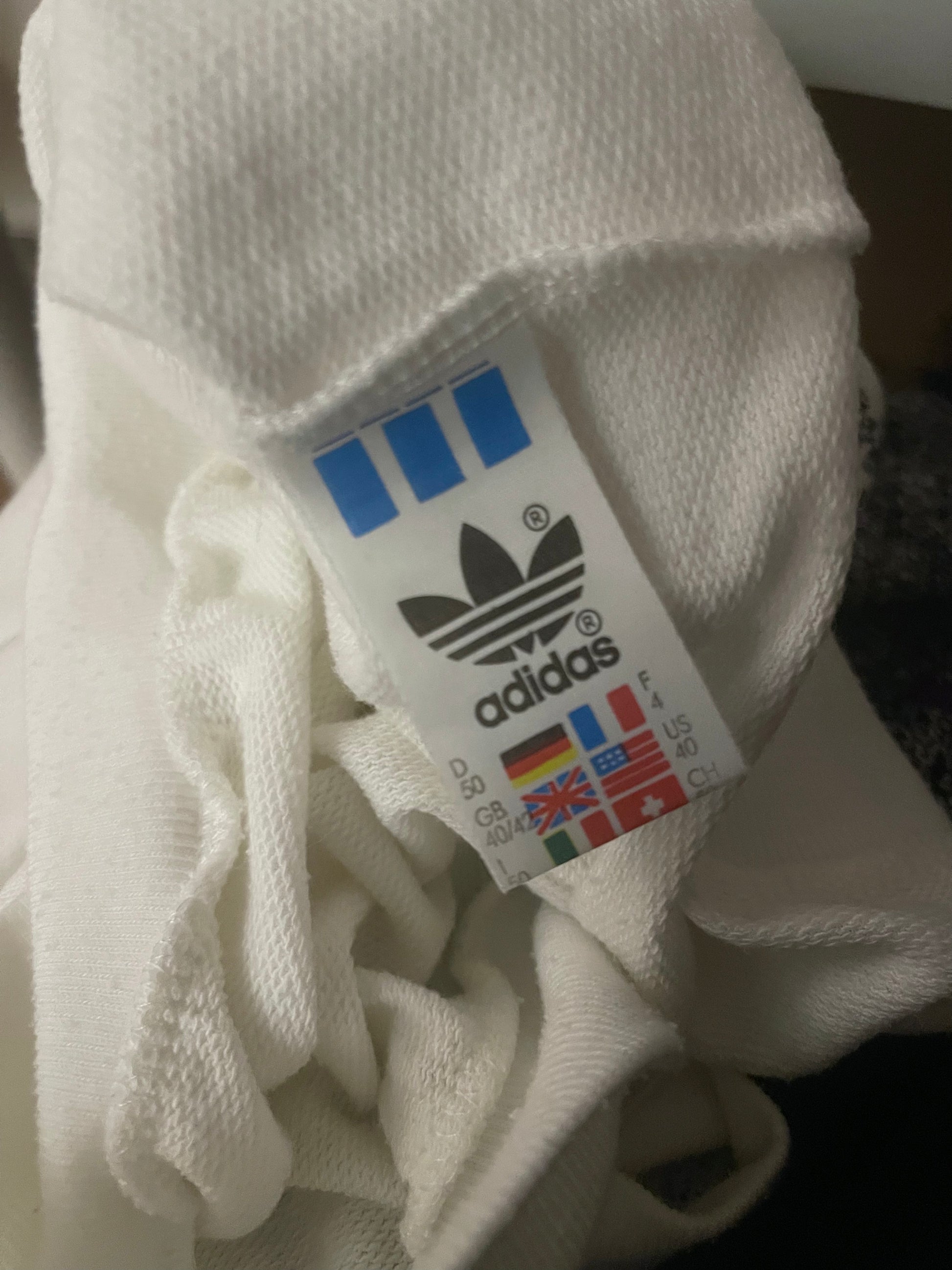 Vintage 80's Stefan Edberg Adidas Tennis Vest Made in Yugoslavia White Size M