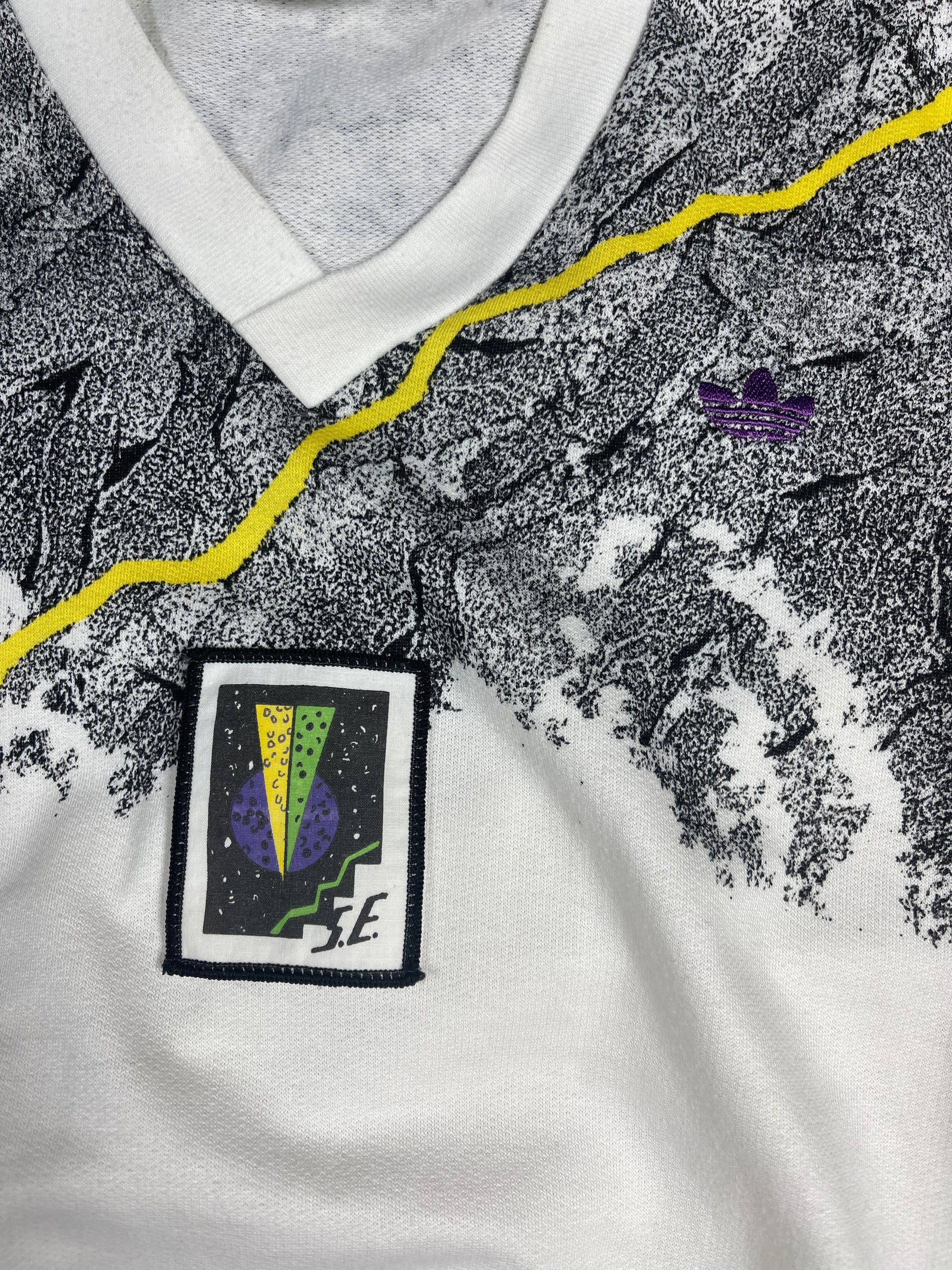 Vintage 80's Stefan Edberg Adidas Tennis Vest Made in Yugoslavia White Size M