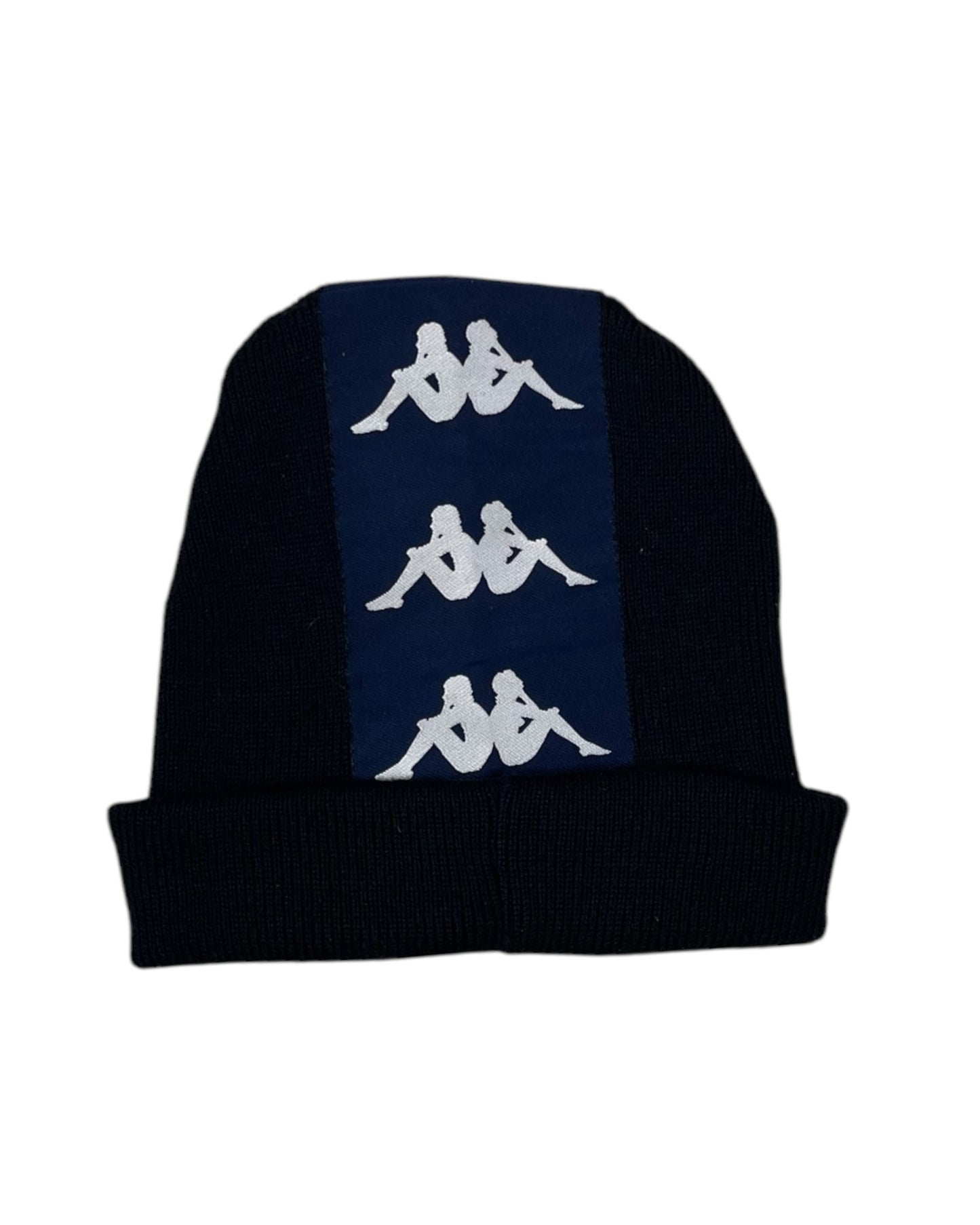 Vintage 90's Kappa Manchester City Cap Beanie Blue MCFC