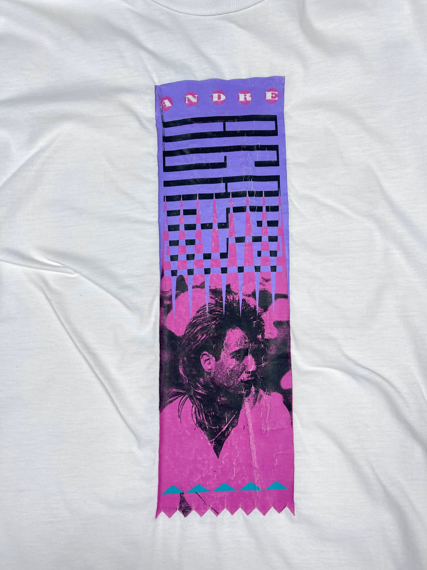 Vintage 90's Nike Andre Agassi T-Shirt White Size M-L Tennis