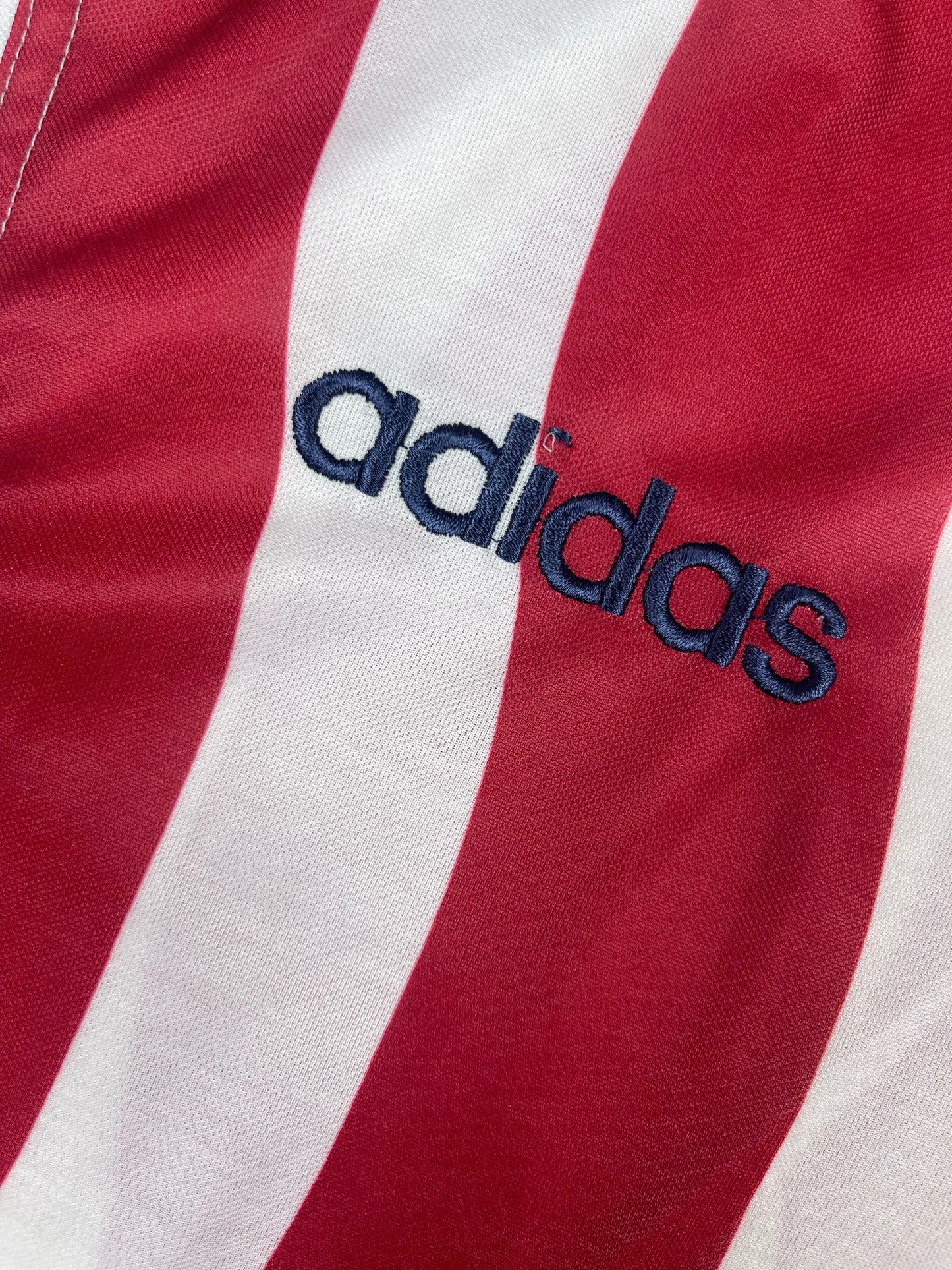 Vintage 90's USA Adidas 1994 Home Football Soccer Jersey Shirt Size S-M Red White USA Wor