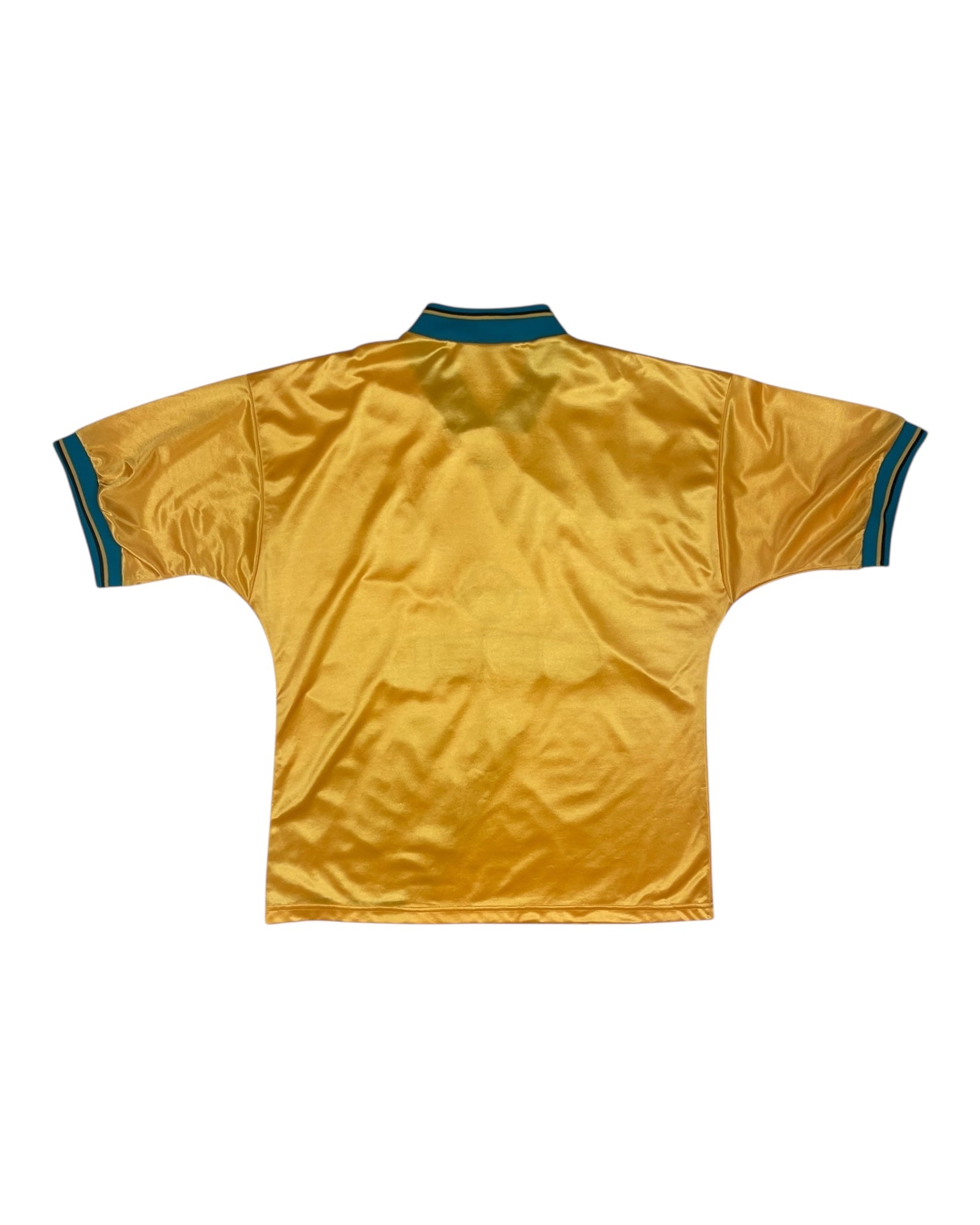 Bayen Munchen Adidas Equipment 1993 - 1995 Away Football Shirt Opel Size XL Yellow Black Green