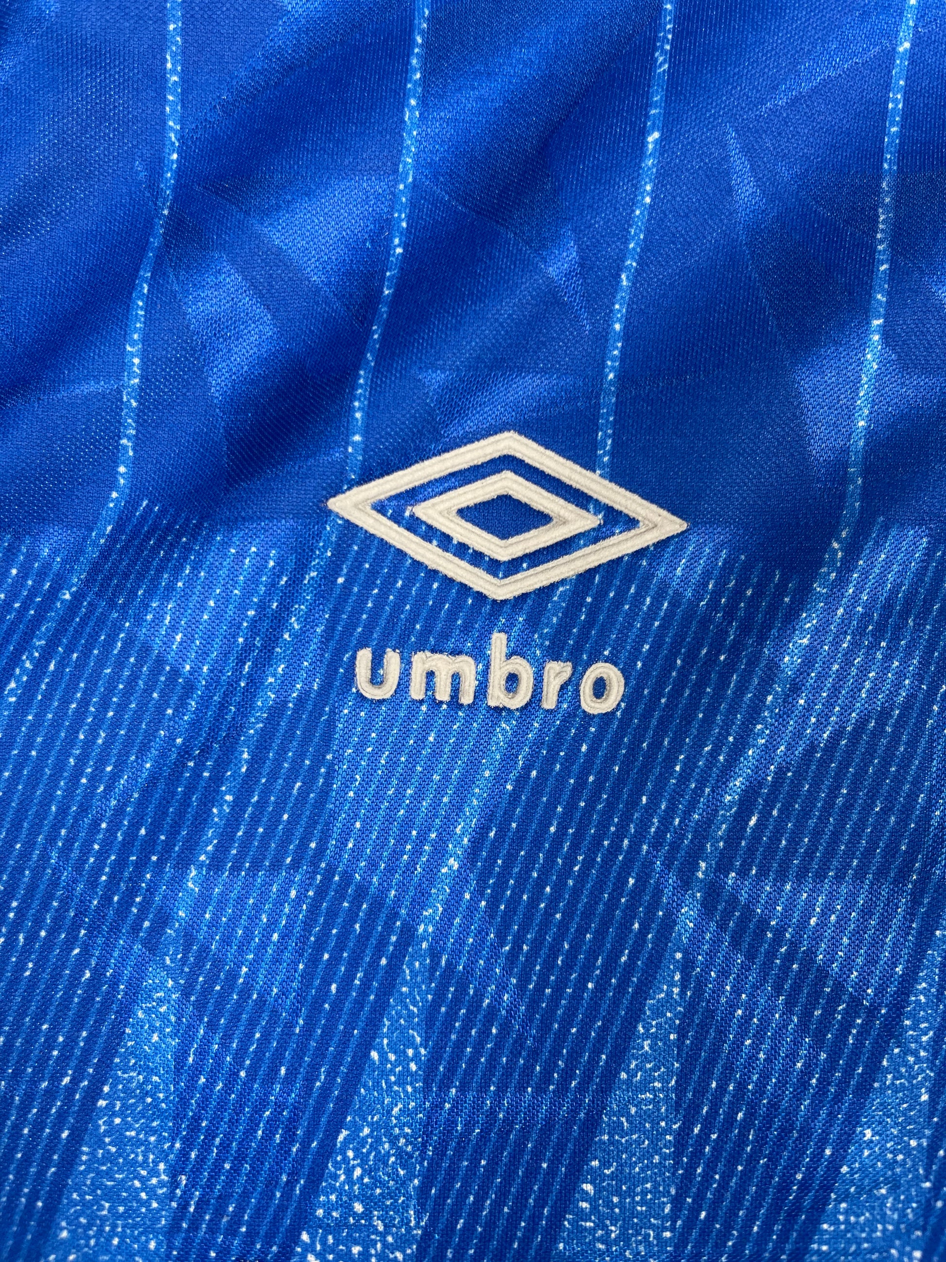 Vintage Chelsea Umbro 1989 - 1991 Home Football Shirt Blue Size M