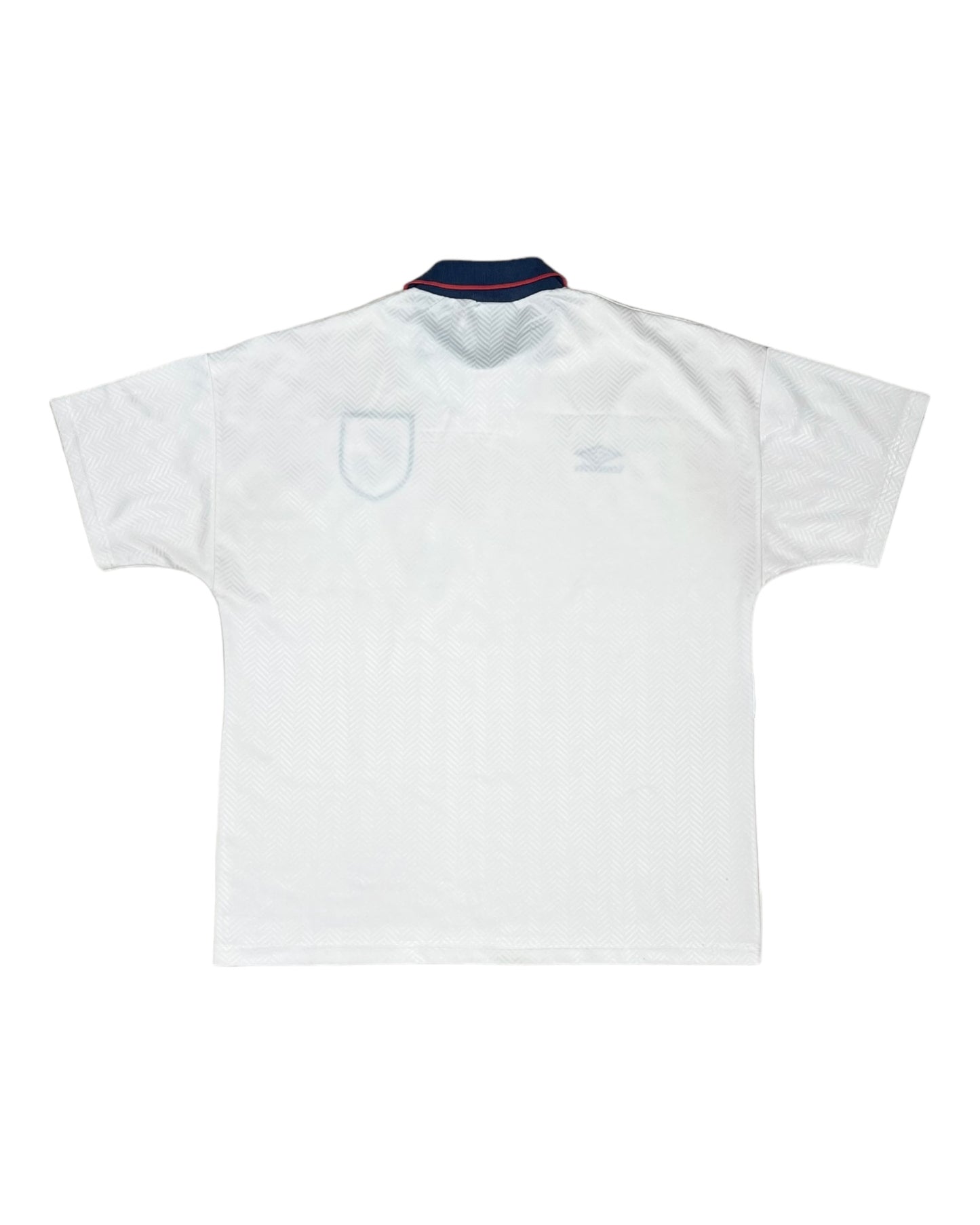 Vintage England Umbro 1993 - 1995 Home Football Shirt Size XL White