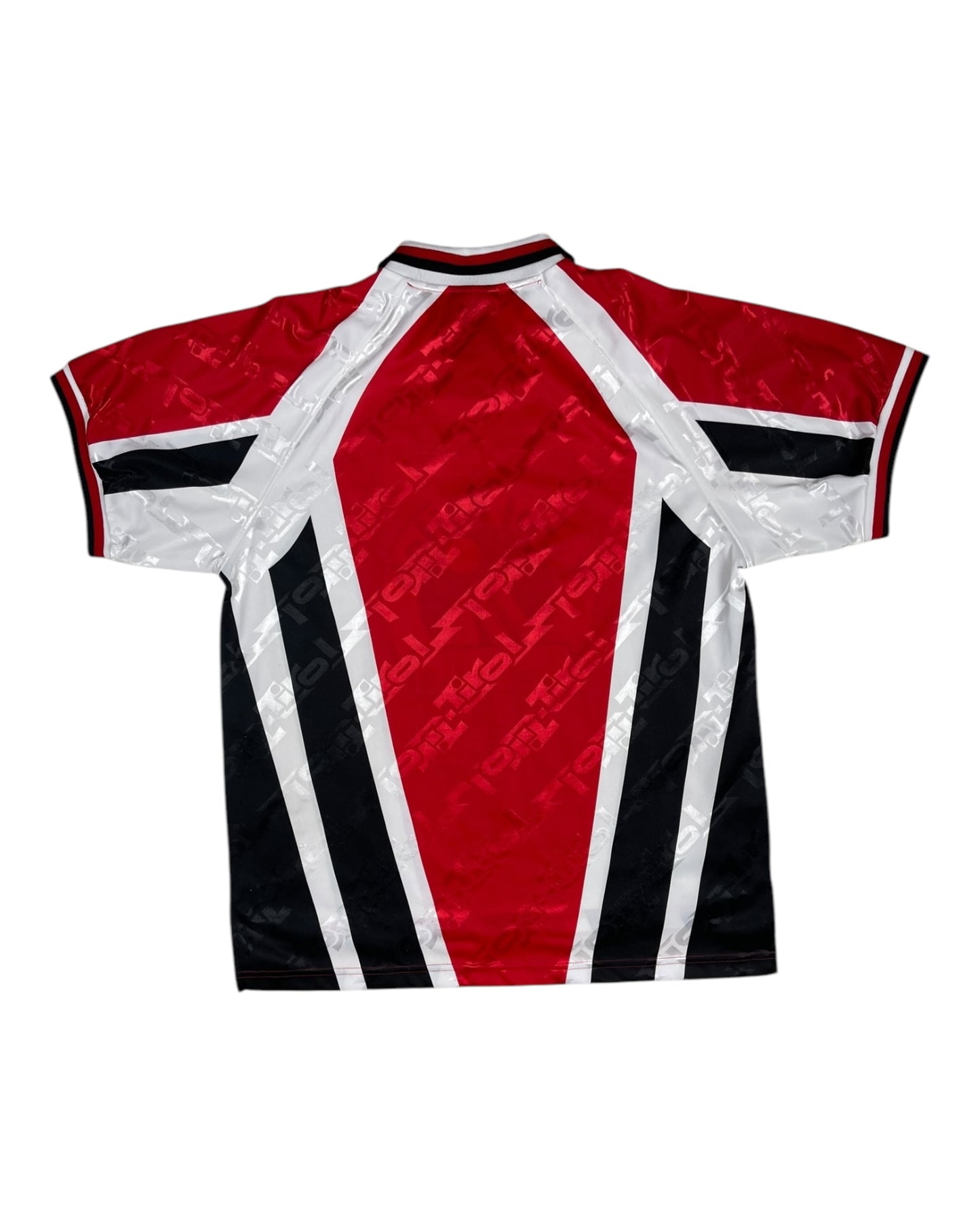 Vintage FC Tirol Innsbruck Nike Premier 1996- 1998 Home Football Shirt Made in Belgium Size XL Red Black Tirol Milch Lattella