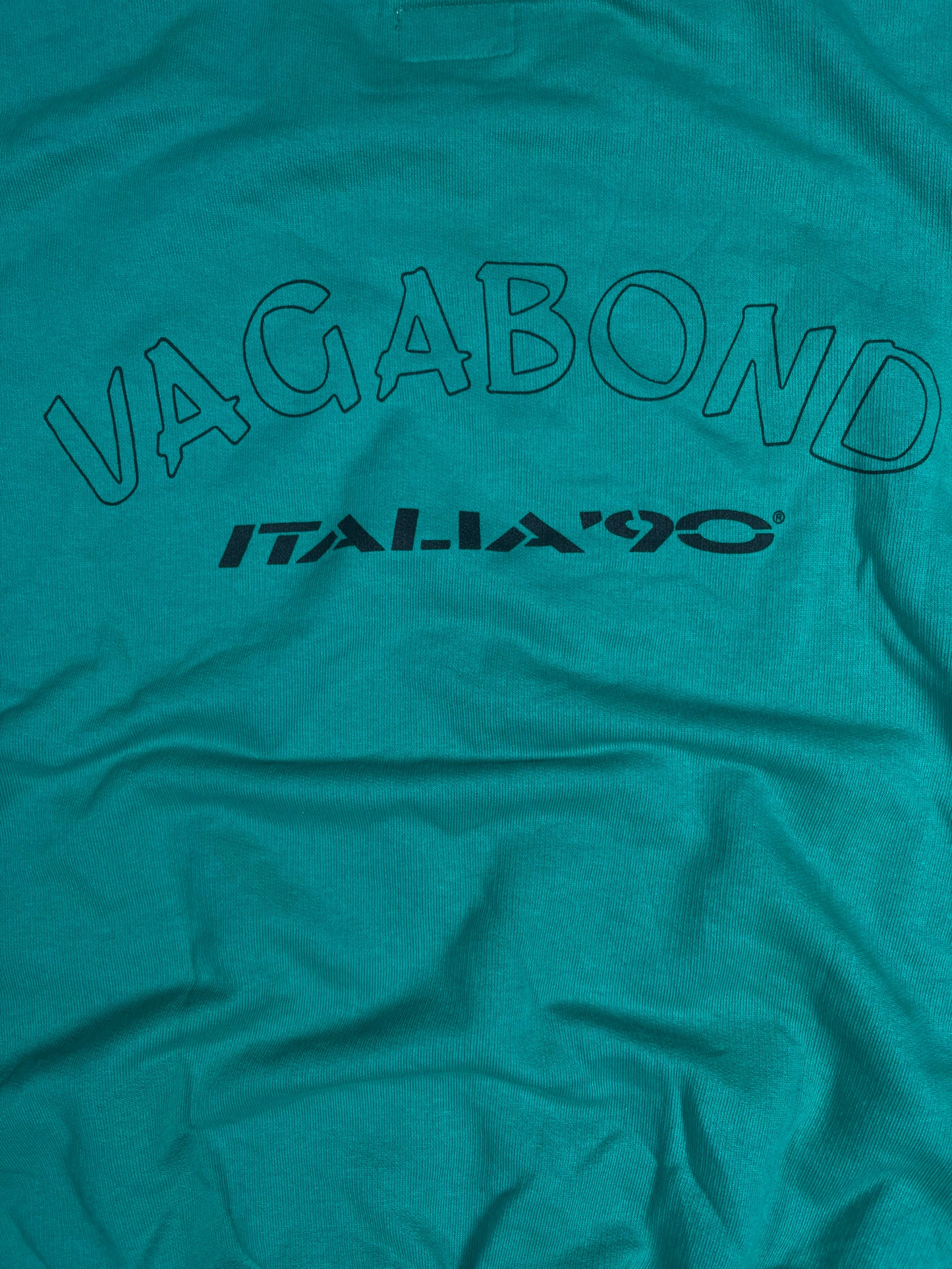 Vintage Italia 90 Coppa Del Mondo World Cup 1990 Vagabond Made in Italy Green Size S-M