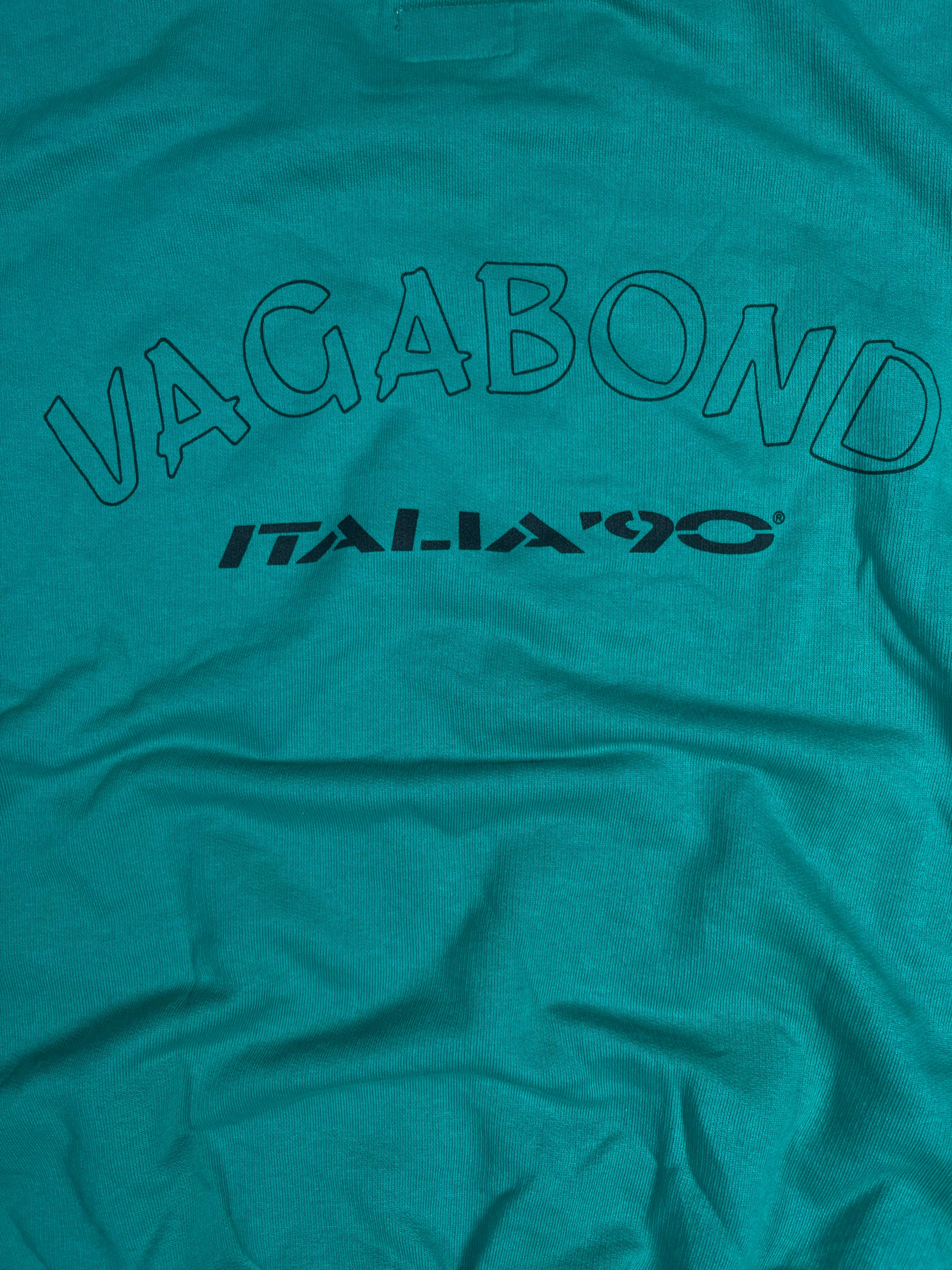 Vintage Italia 90 Coppa Del Mondo World Cup 1990 Vagabond Made in Italy Green Size S-M