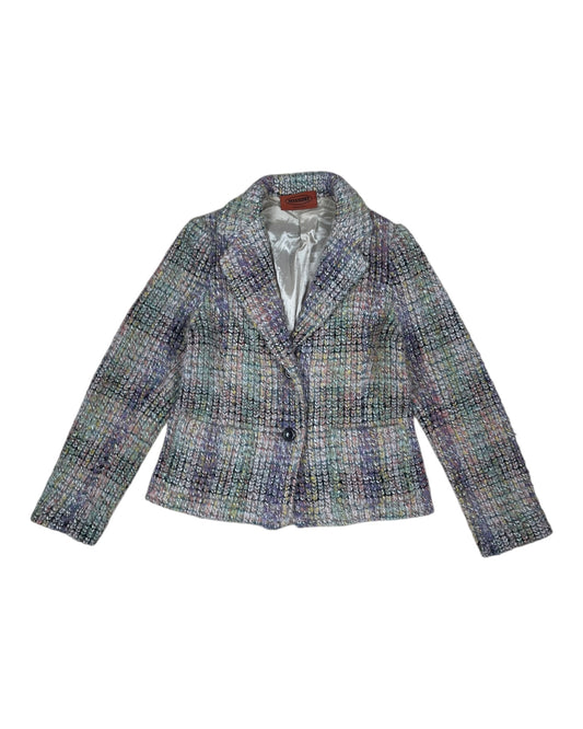 Vintage Y2K 90'S Missoni Fitted Blazer Made in Italy Wool Mohair Size 46