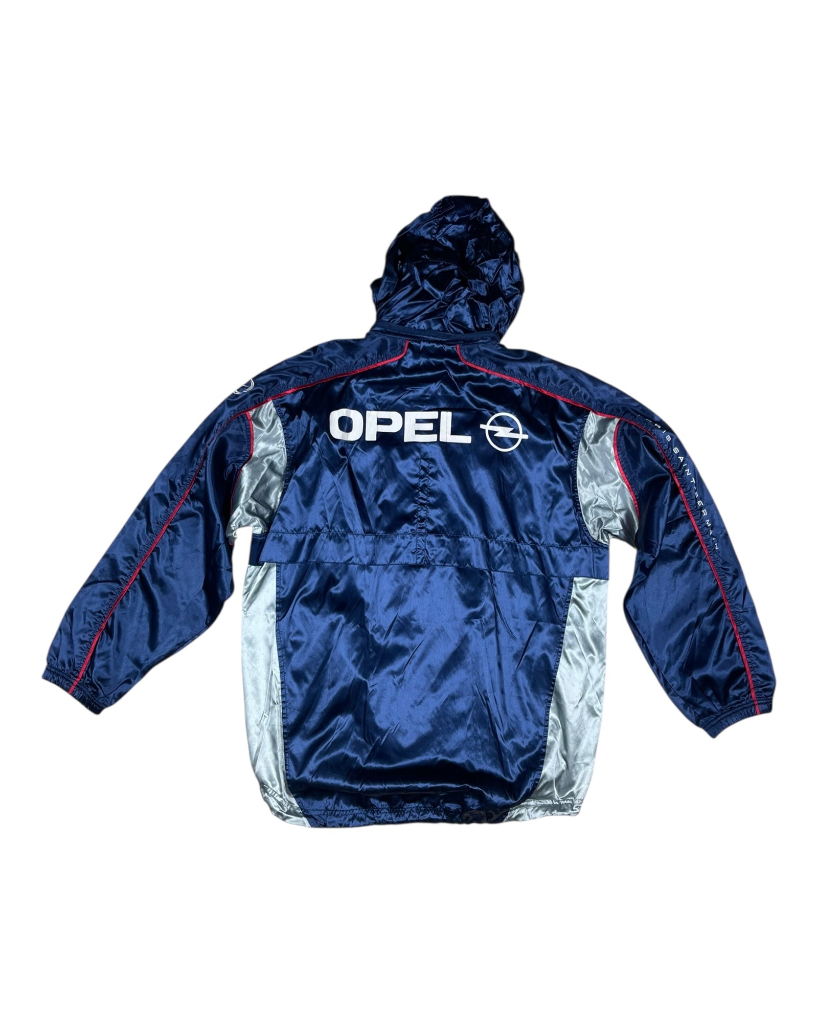 Vintage Y2K PSG Paris Saint Germain Nike Team 2001 - 2002 Track Hooded Jacket Shiny Size L