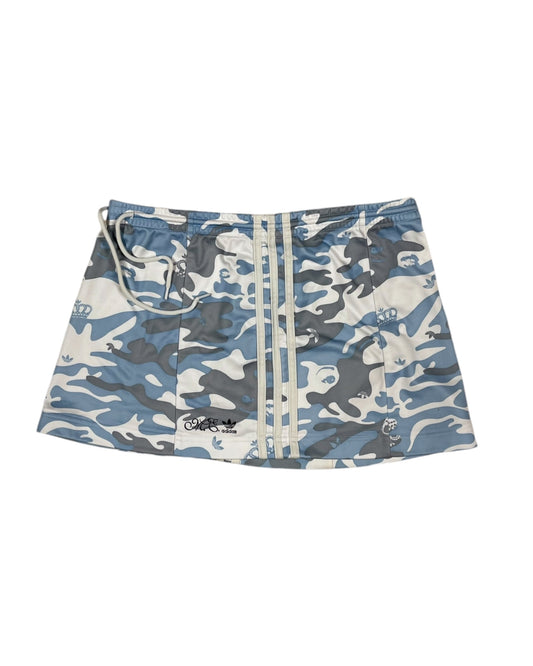 Y2K Adidas Missy Elliott Respect Me Mini Skirt Camouflage Size Size M 00'S 2000