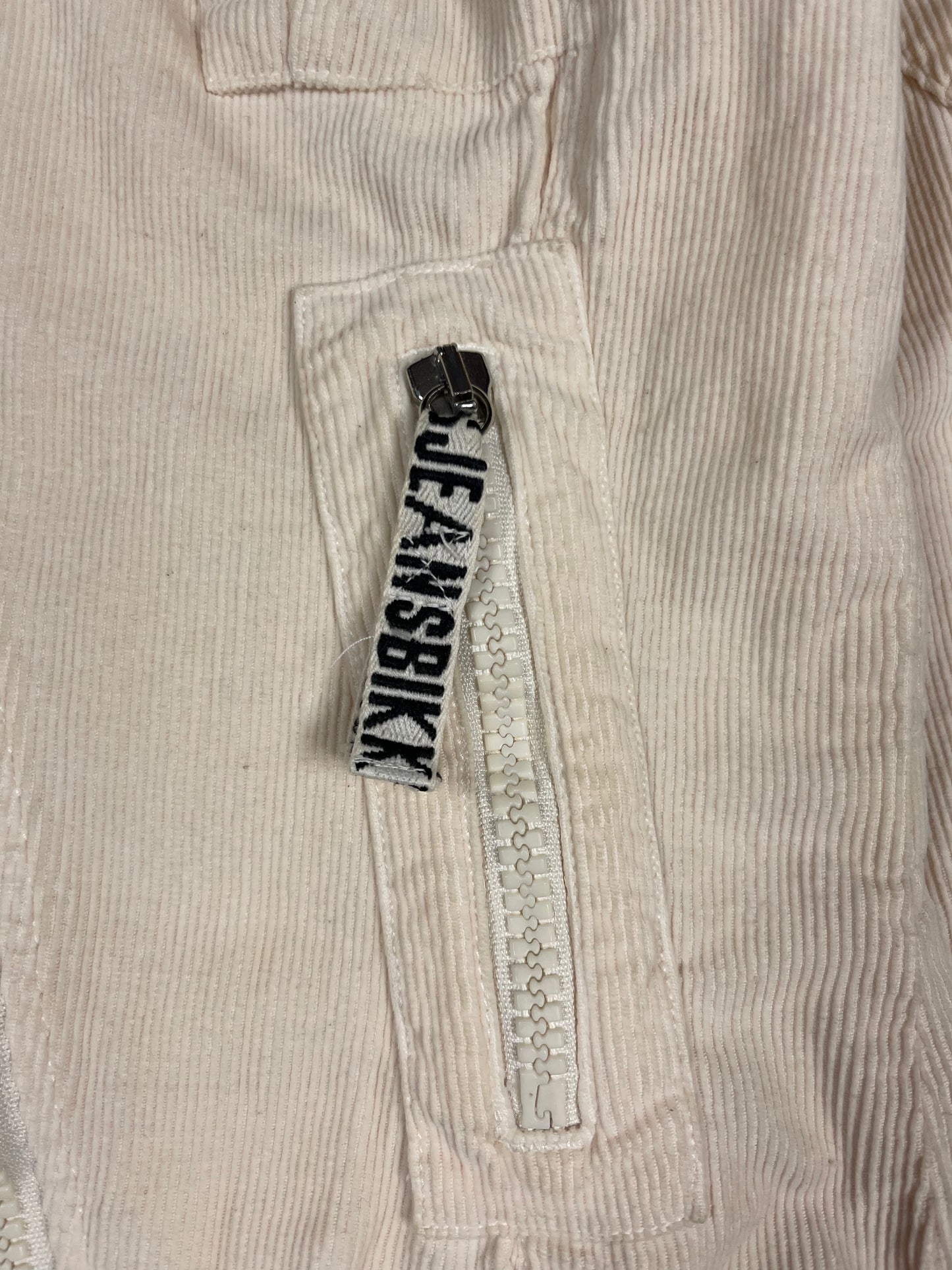 Y2K Dirk Bikkembergs Corduroy Slim Fit Jacket Beige Size M Made in Italy