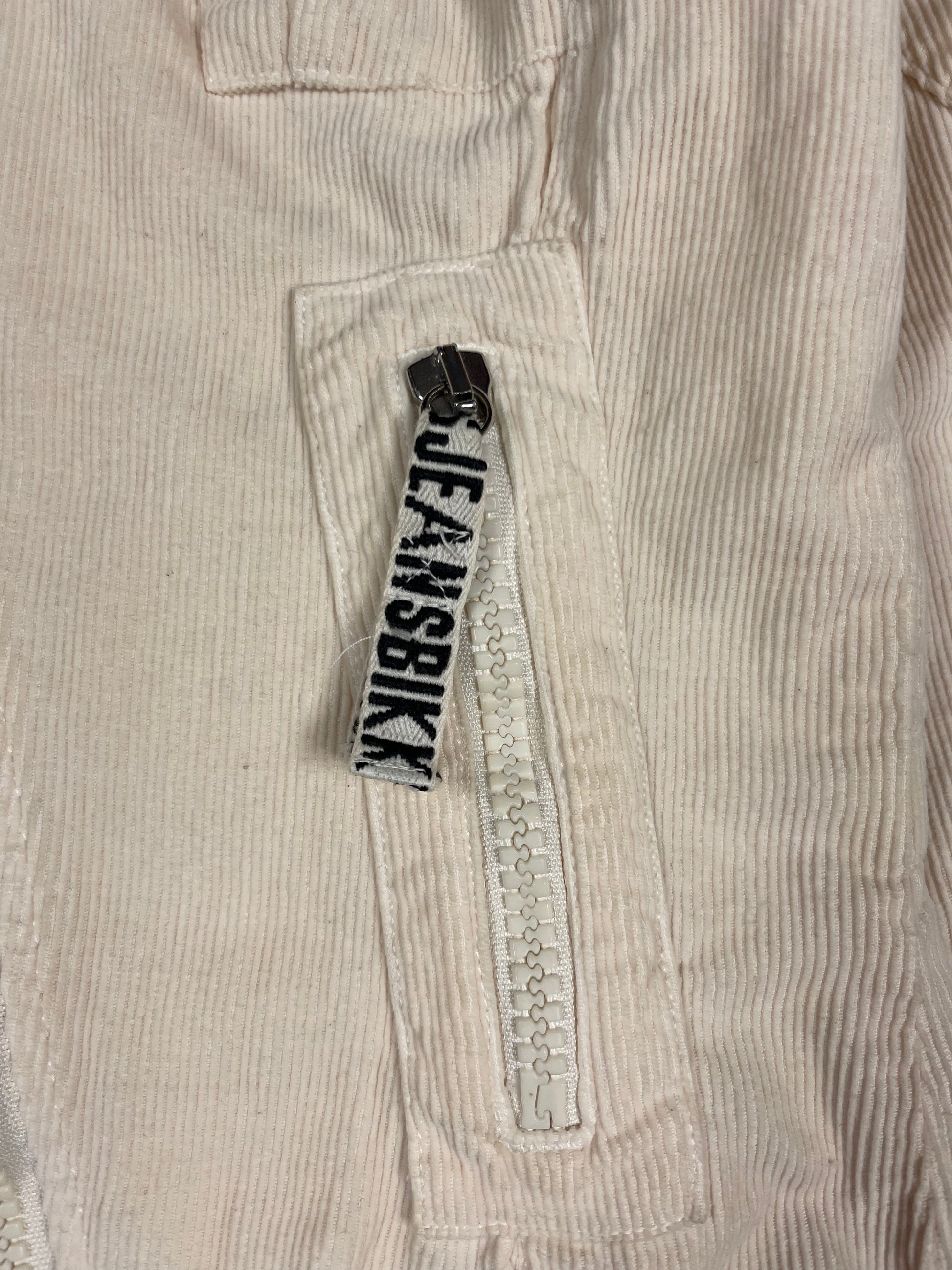 Y2K Dirk Bikkembergs Corduroy Slim Fit Jacket Beige Size M Made in Italy
