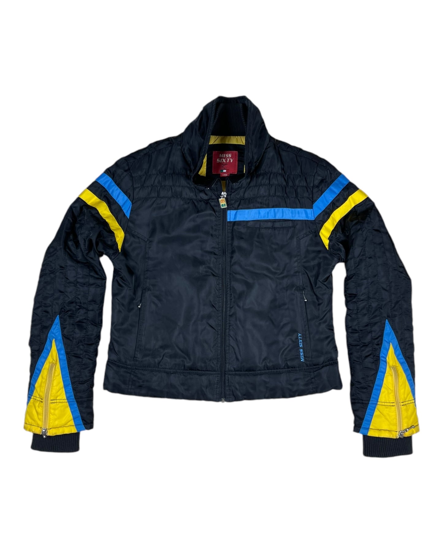 Y2K Miss Sixty Racing Jacket Aesthetic Size L 2000