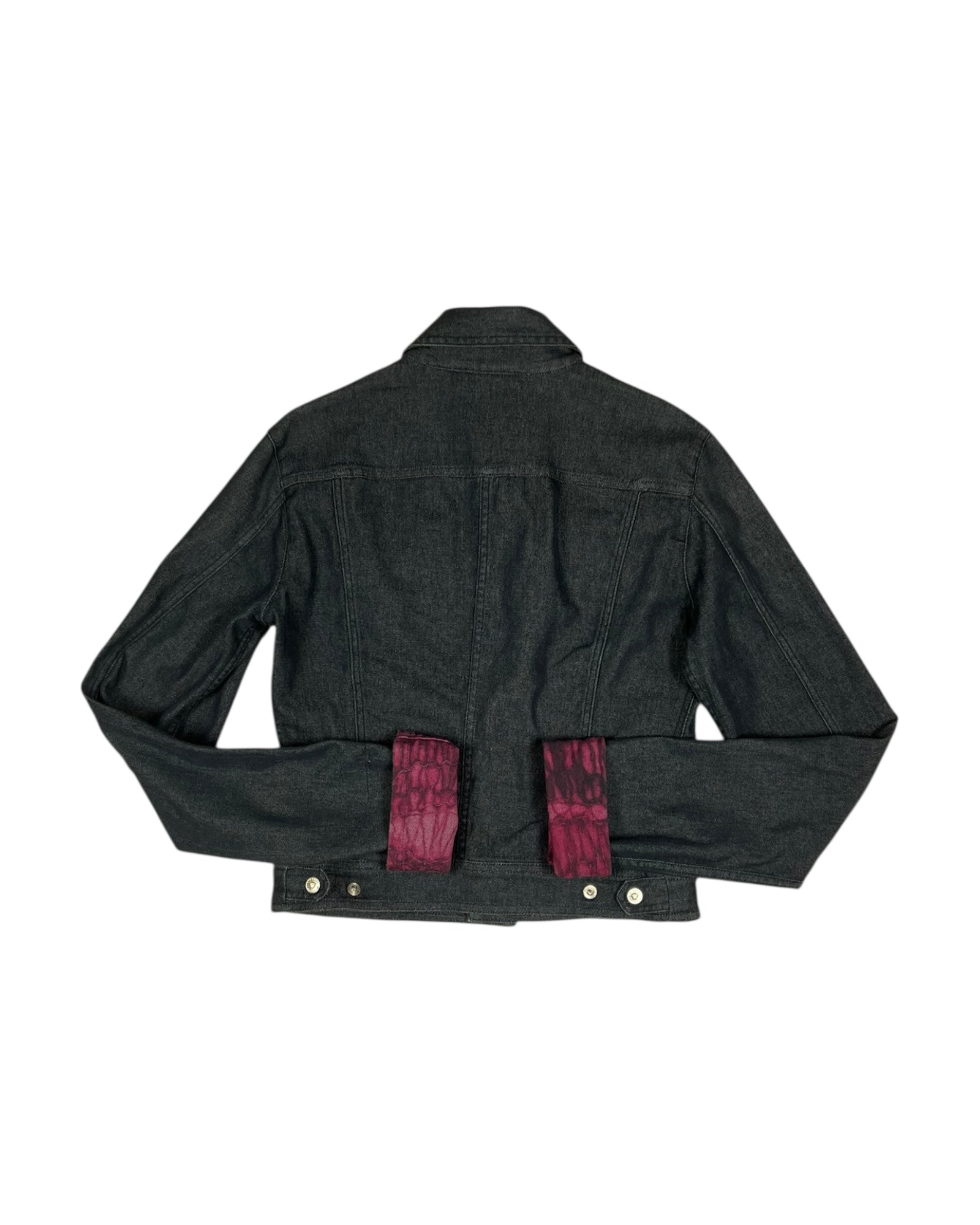 Y2K Versace Jeans Couture Denim Jacket Size M Made in Italy Designer Medusa
