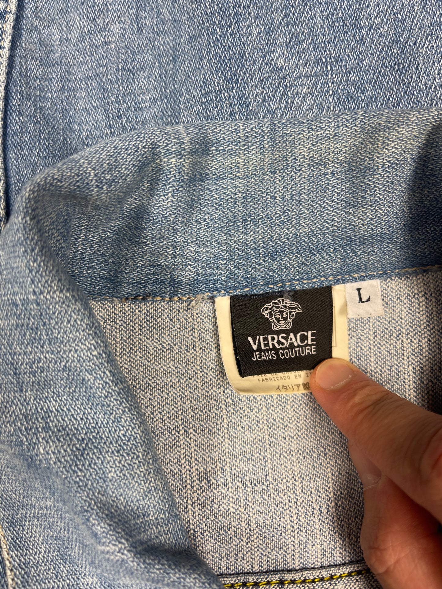 Y2K Versace Jeans Couture Jacket Made in Italy Size M - L