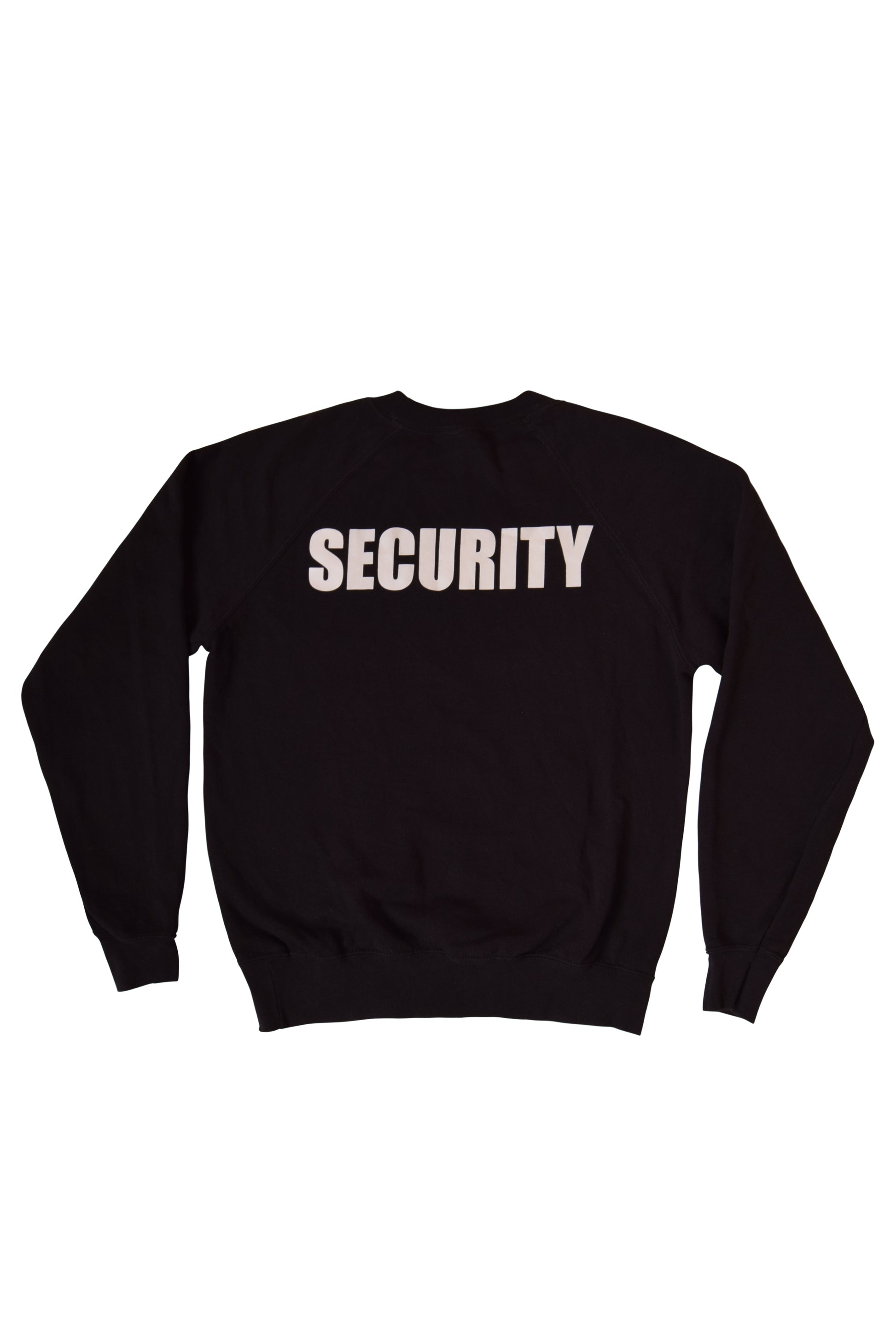 Fruit of the Loom Security Sweatshirt Black Size S Cotton