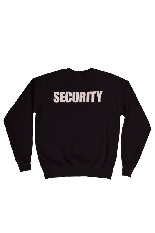 Fruit of the Loom Security Sweatshirt Black Size S Cotton