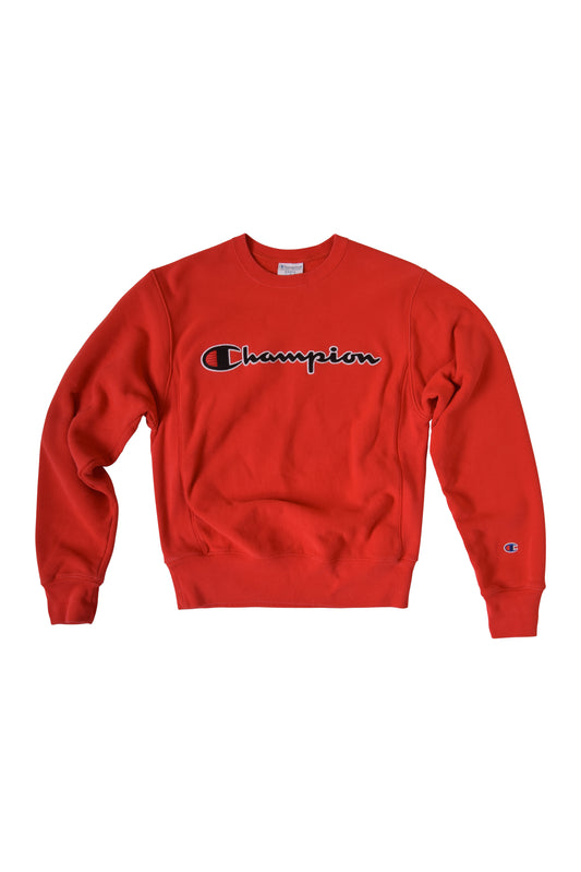 Vintage 90's Champion Sweatshirt Size S Red