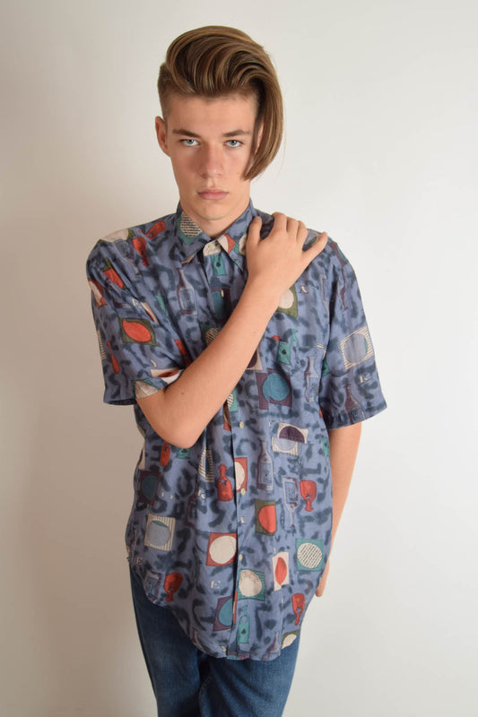 Vintage 90s Shirt Festival Print