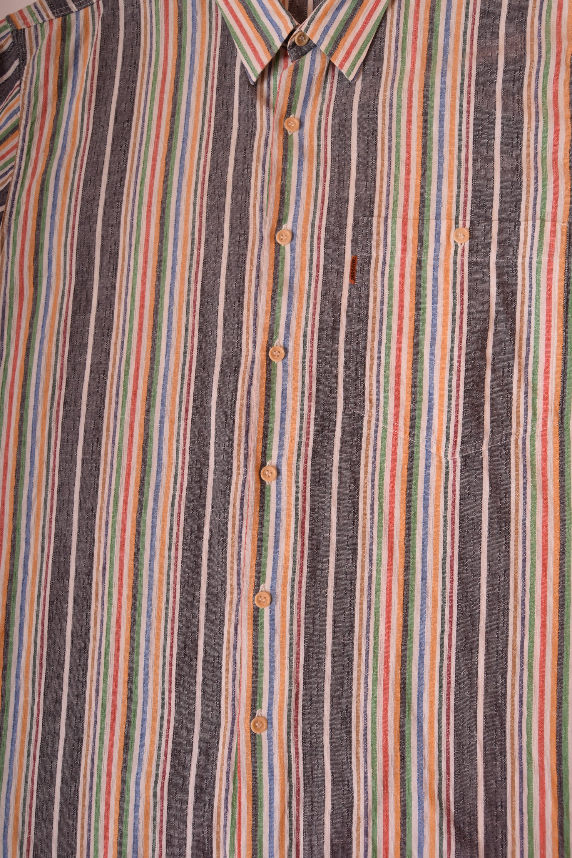 Vintage 90's Missoni Uomo Shirt Made in Italy Size XL Cotton