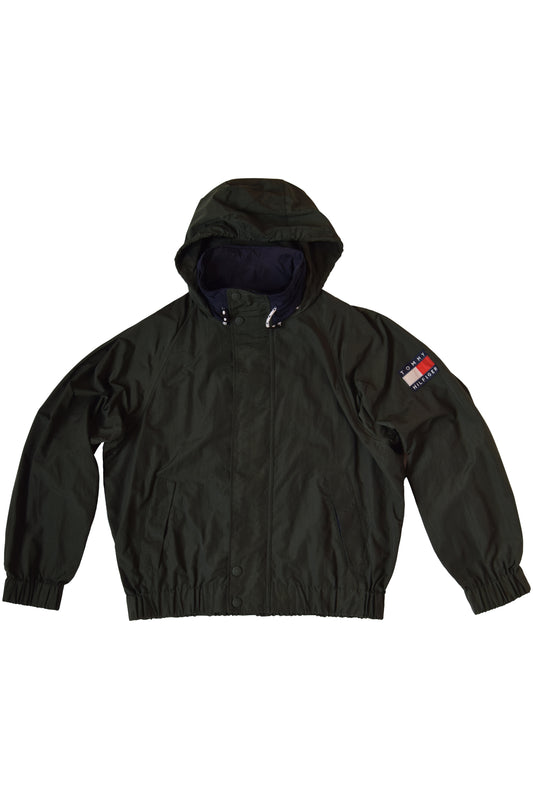 Vintage 90's Tommy Hilfiger Jacket Green Size L-XL