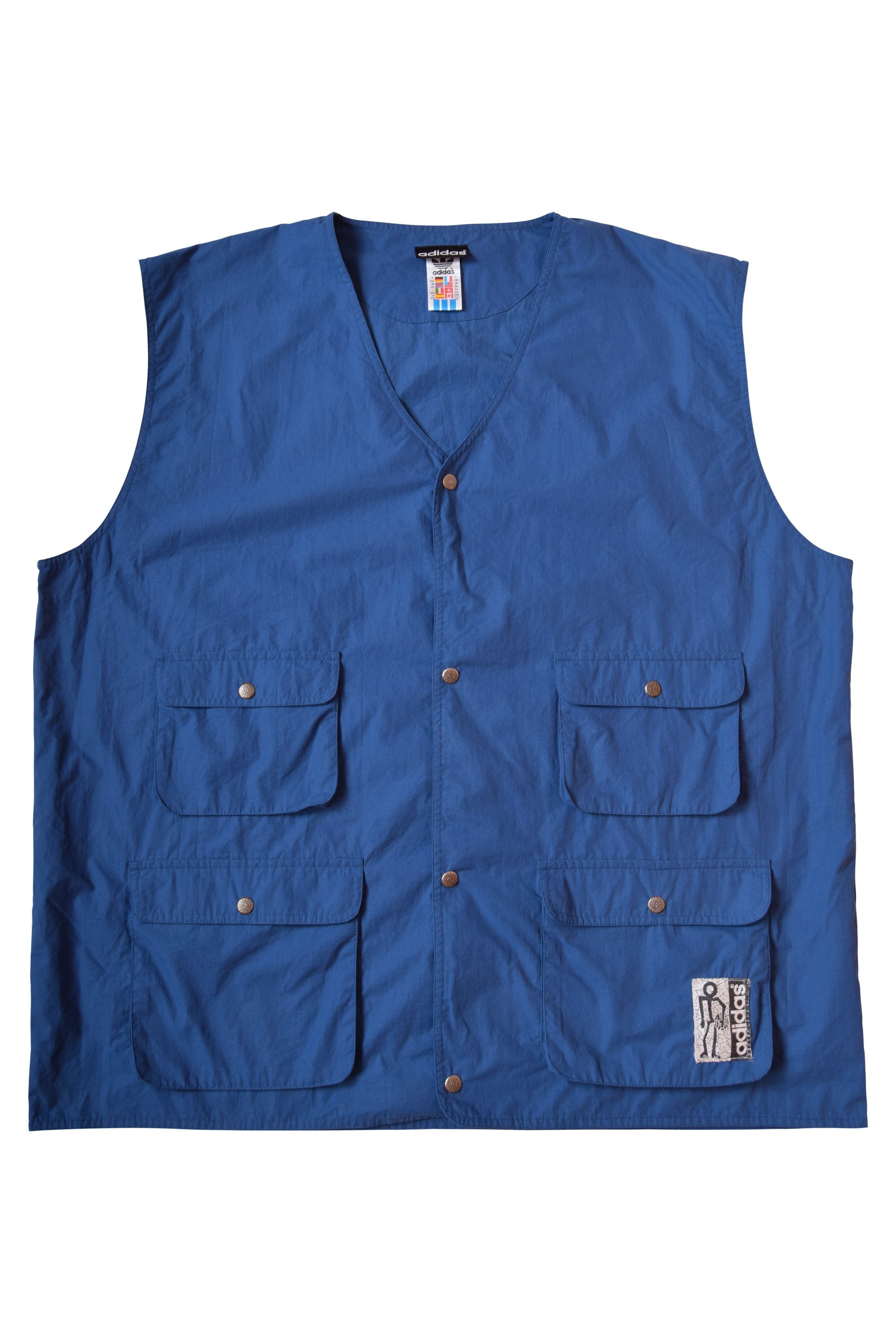 Vintage Adidas Streetball Multi Pockets Vest 90's Size XXL