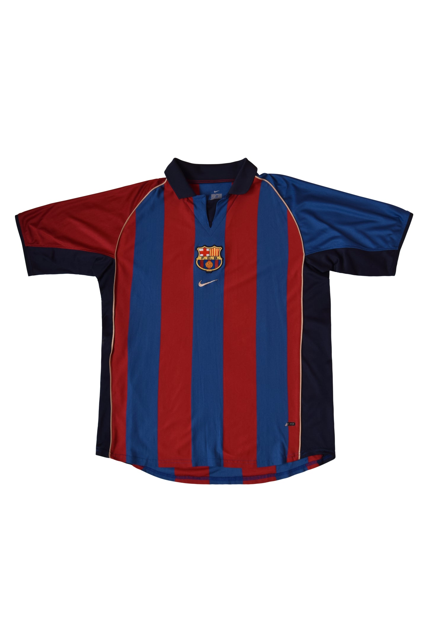Barcelona Nike Home Football Shirt 2001-2002 Size XL Dri-Fit