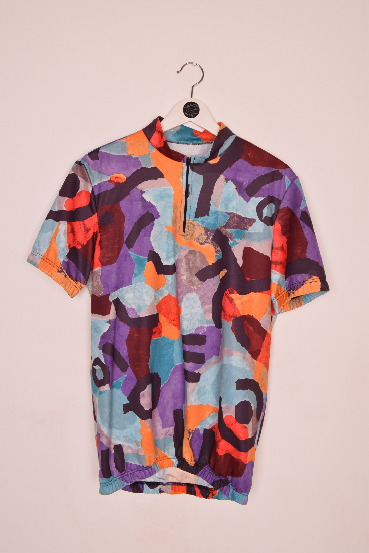 Vintage 90's Cycling Jersey Colourful
