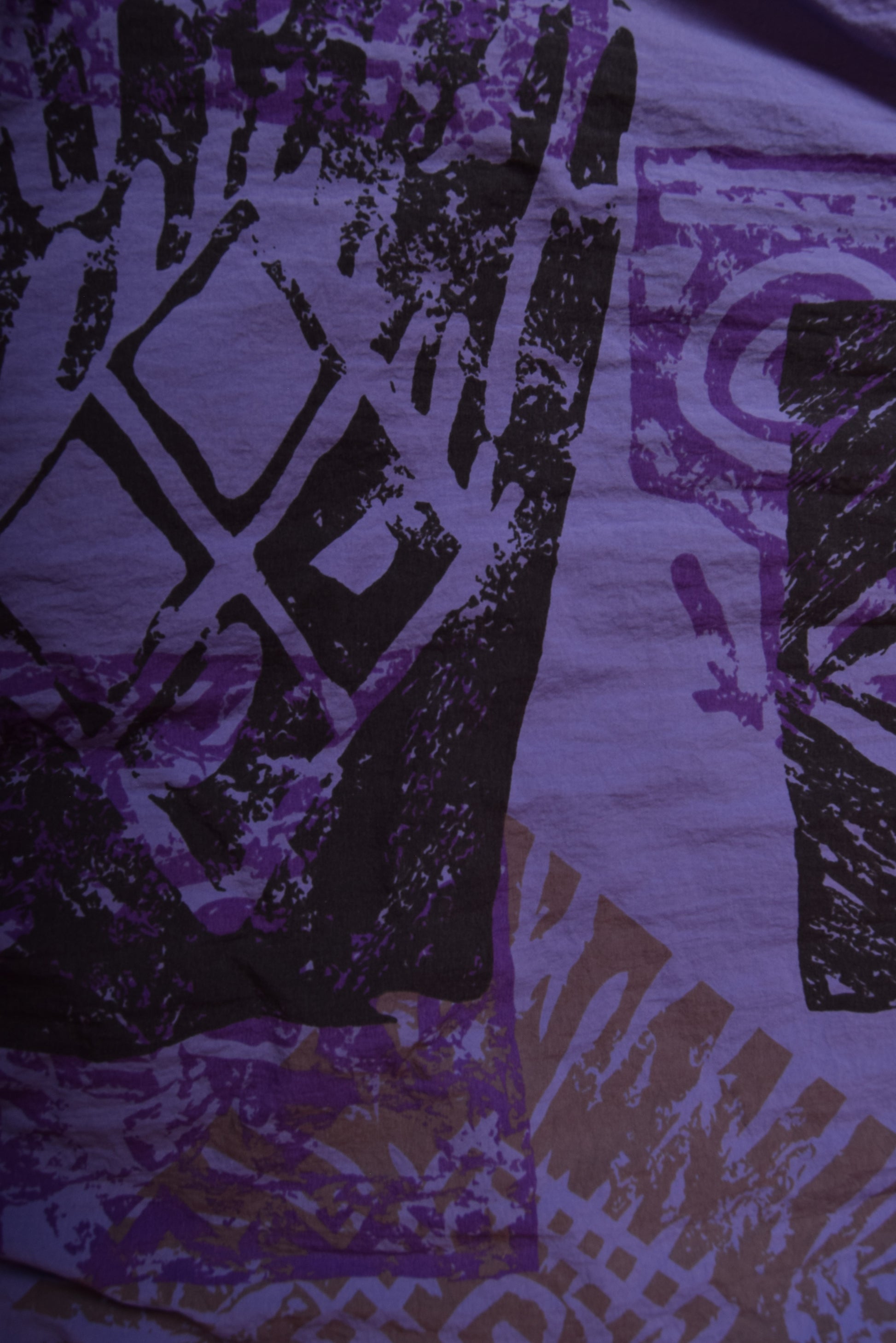 Vintage Adidas Shell / Jacket Size L 90's Crazy Pattern