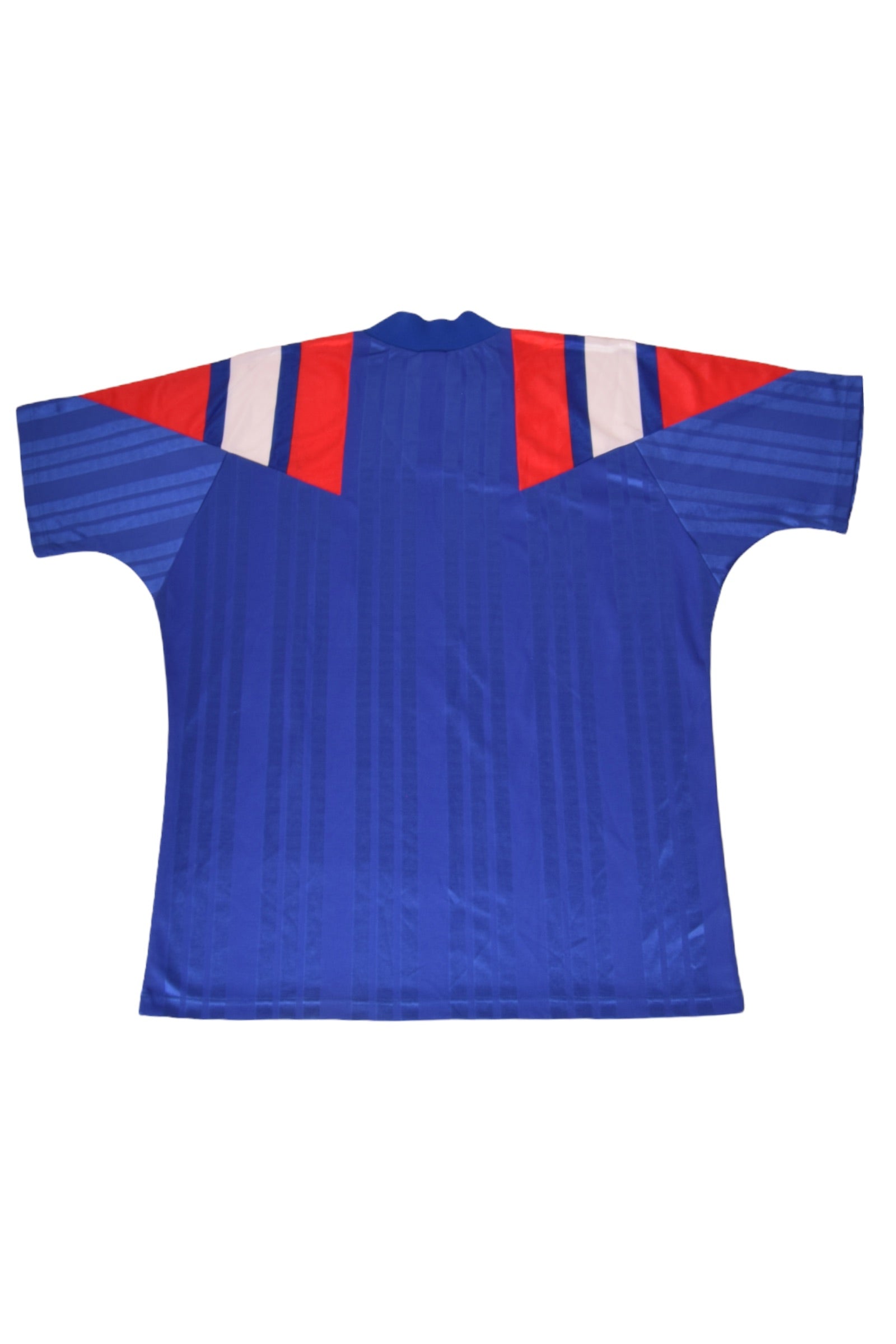 Vintage France Adidas Equipment 1992-1993 Home Football Shirt Size XL Blue Red White