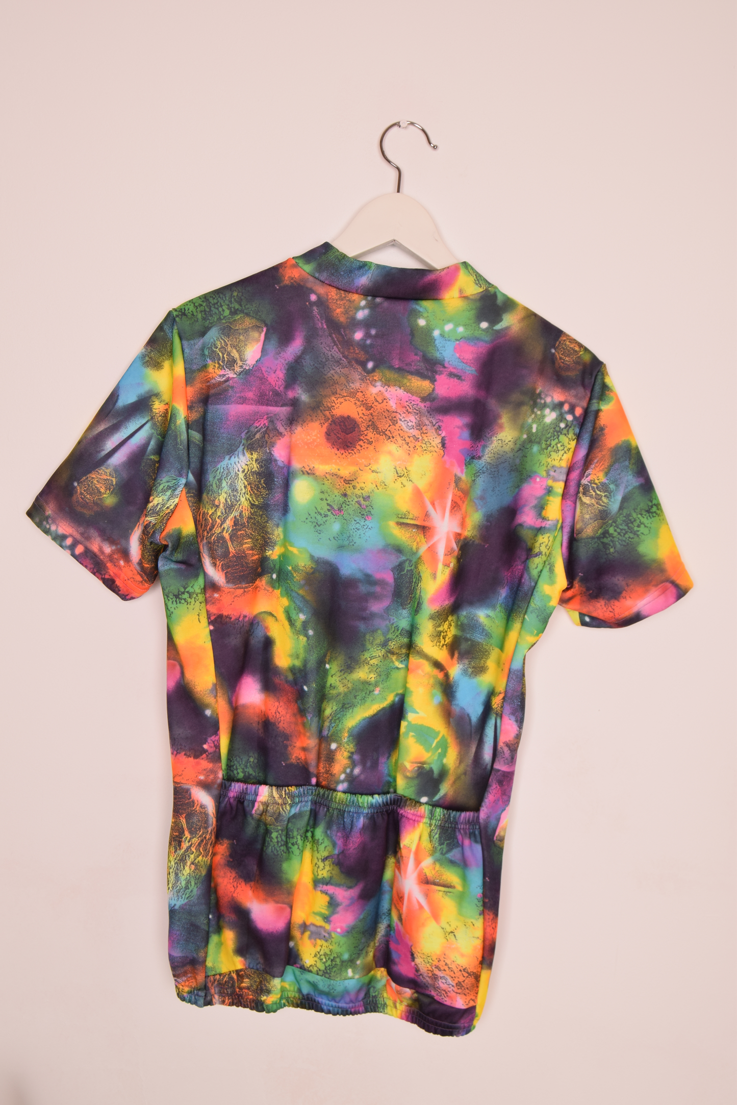 Vintage 90's Cycling Jersey Psychedelic Pattern