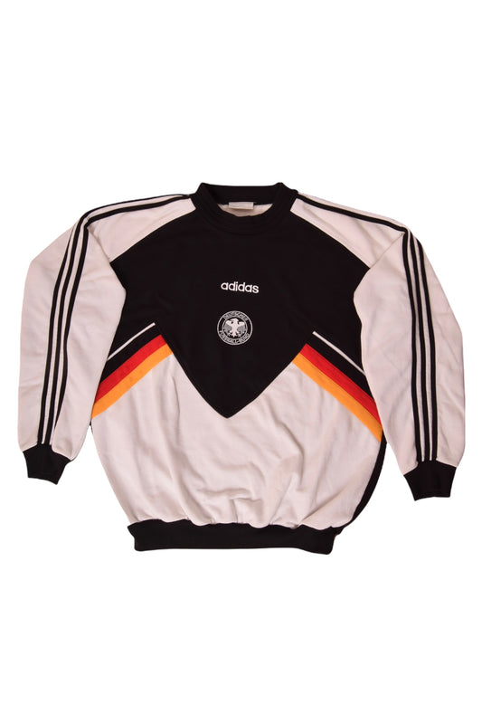 Vintage Germany 1994-1995 Adidas Training Football Sweatshirt Crew Neck Sweat Top Size L