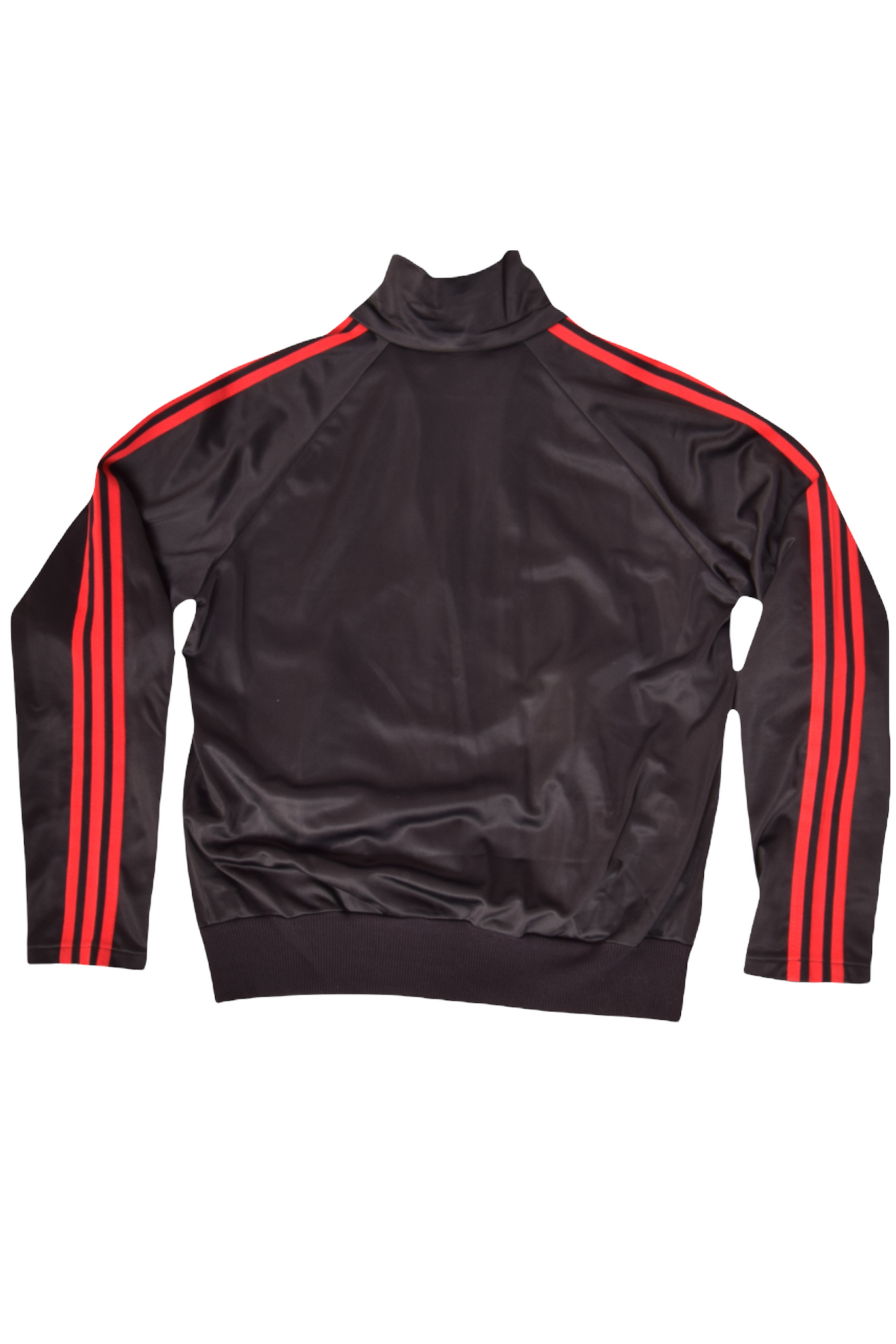 Vintage 70's 80's Adidas Track Top Jacket Size S-M Black Red