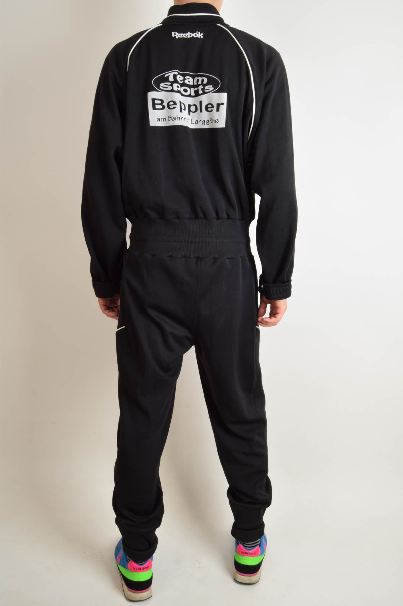 Vintage Reebok Jumpsuit Size XL Black