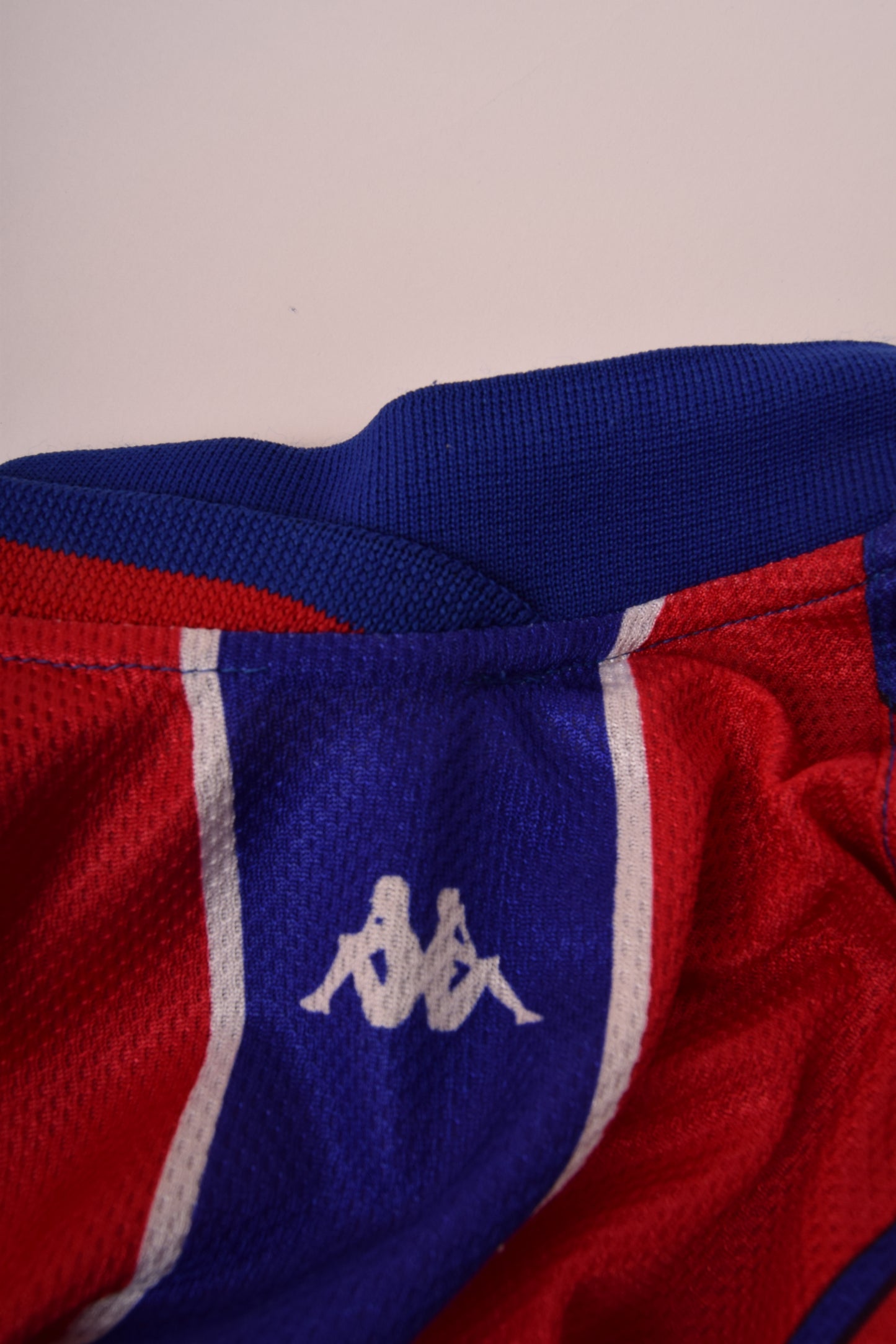 Vintage FC Barcelona Kappa Football Home Shirt '97-'98 Size XL Red Blue Made in Italy