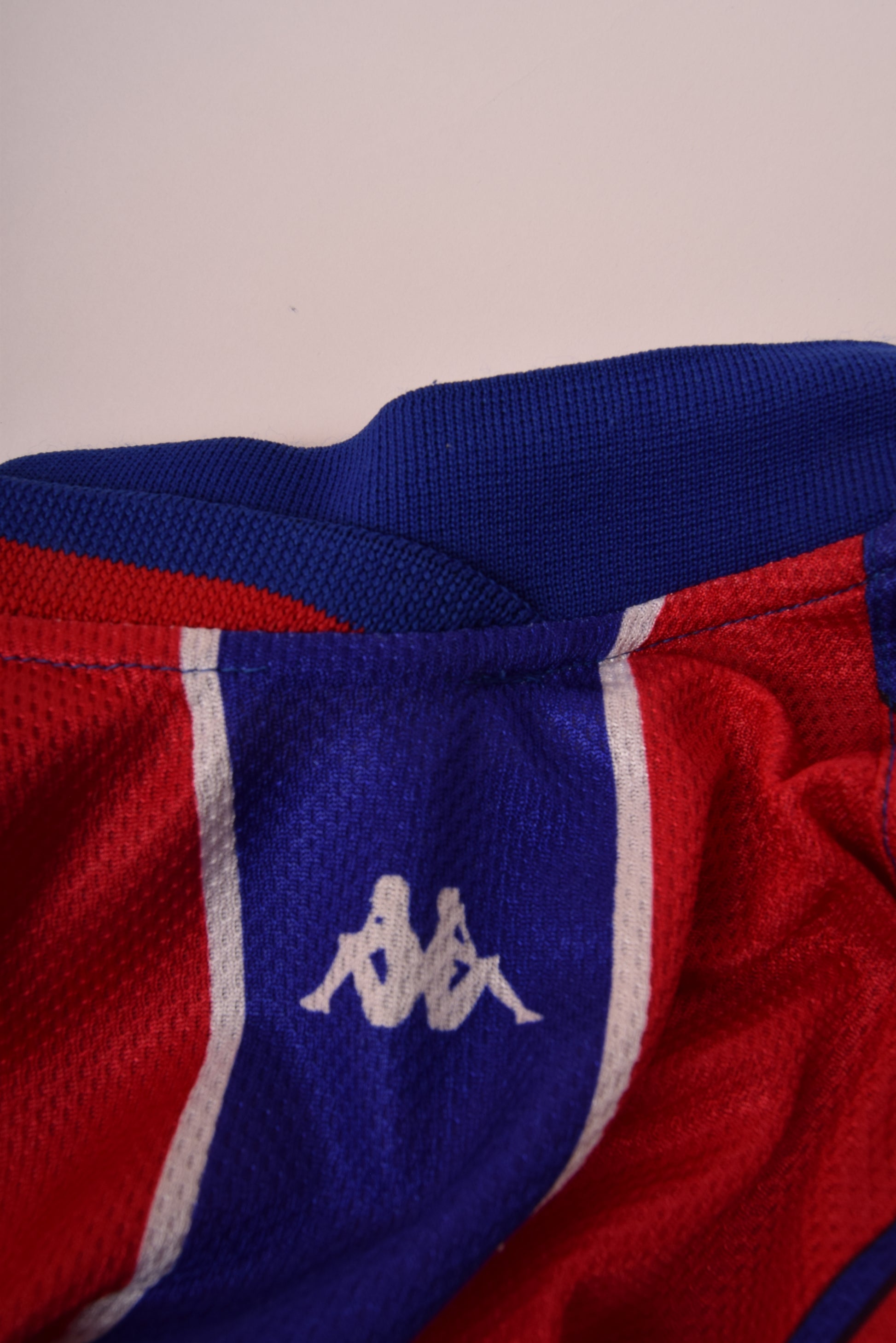 Vintage FC Barcelona Kappa Football Home Shirt '97-'98 Size XL Red Blue Made in Italy