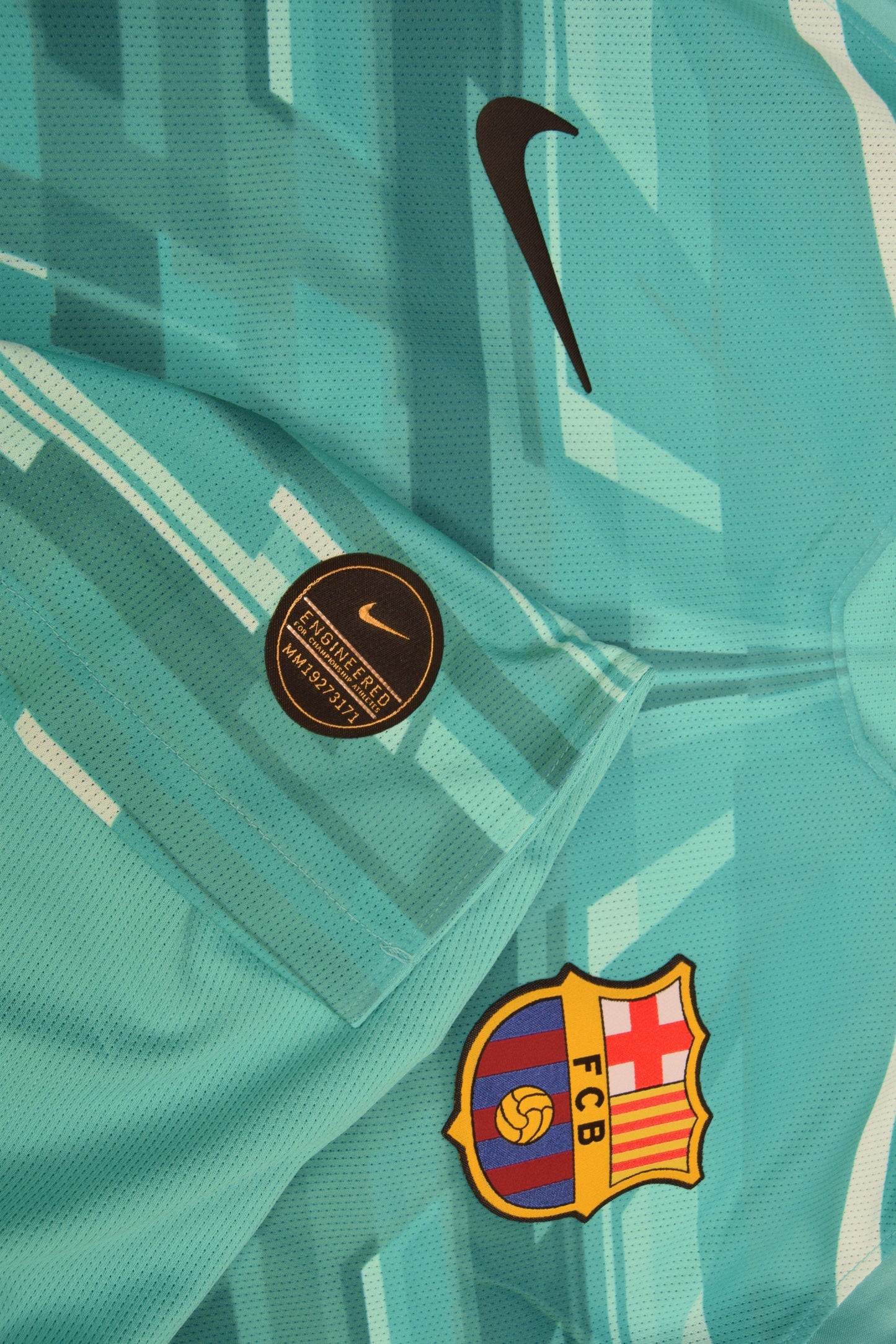 Authentic New Nike Barcelona 2019 - 2020 Goalkeeper GK. Player's Issue / Edition Home Football Shirt Green Size L