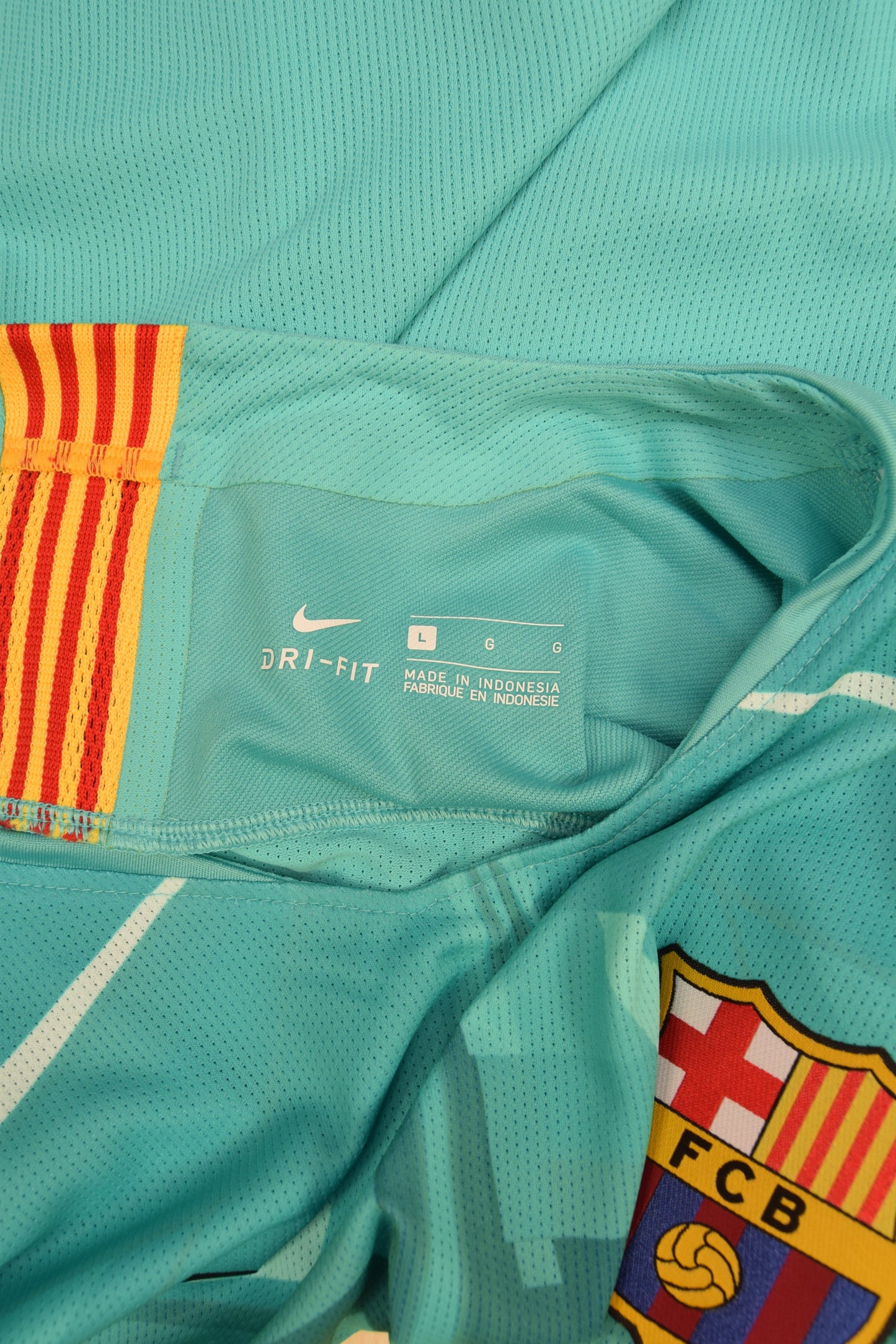Authentic New Nike Barcelona 2019 - 2020 Goalkeeper GK. Player's Issue / Edition Home Football Shirt Green Size L