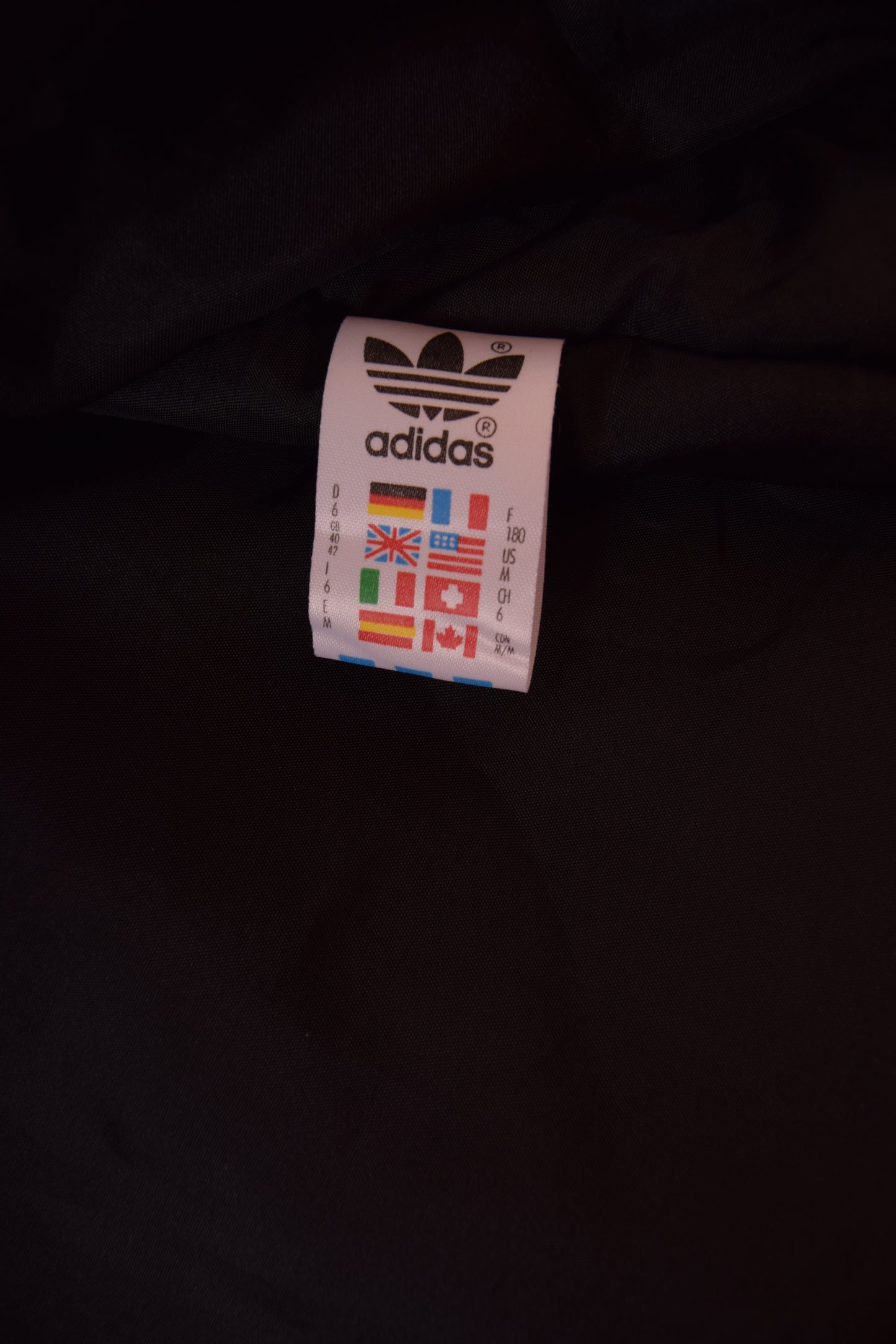 Vintage ADIDAS GERMANY FOOTBALL BENCH COAT / JACKET 1992 - 1994
