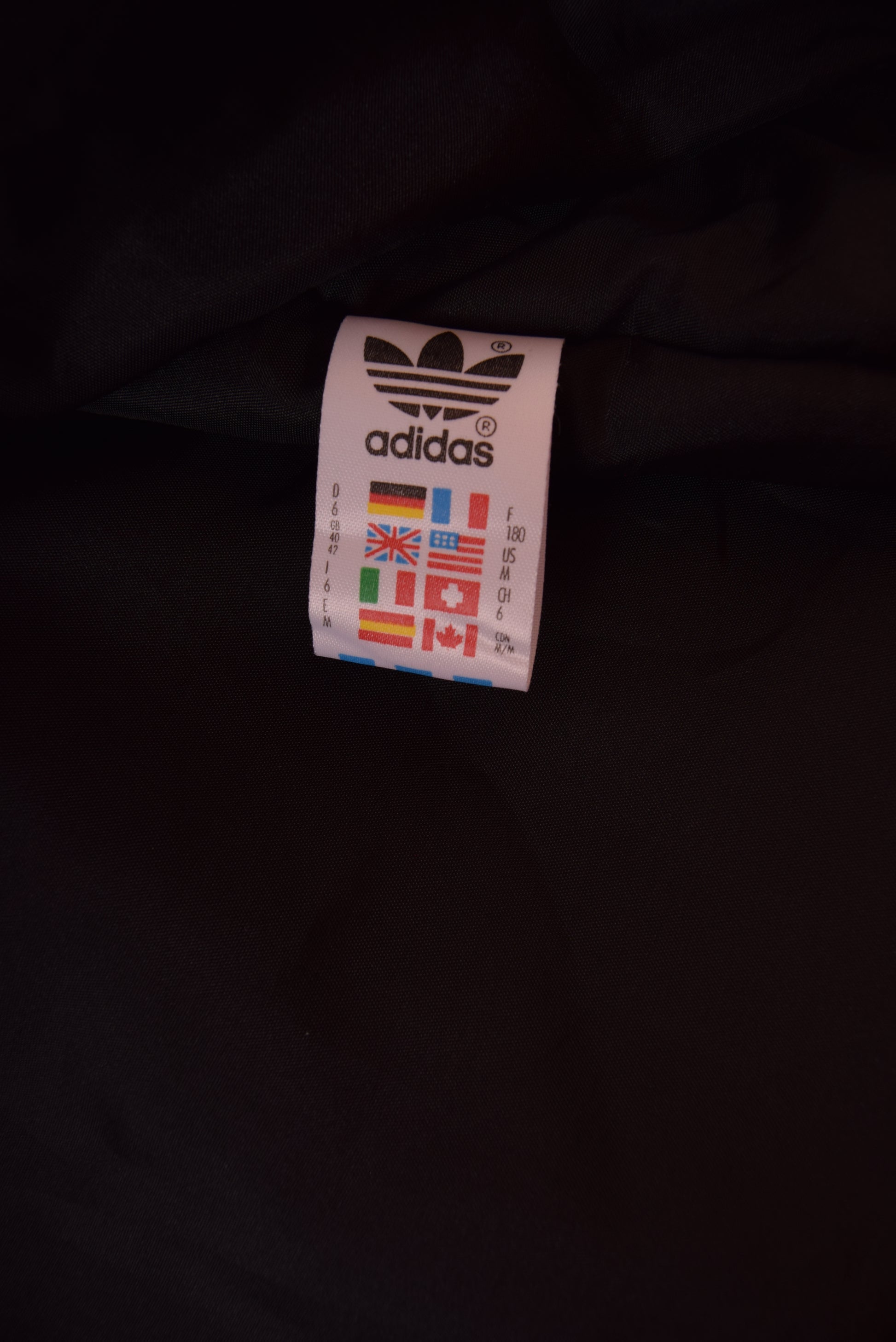 Vintage ADIDAS GERMANY FOOTBALL BENCH COAT / JACKET 1992 - 1994