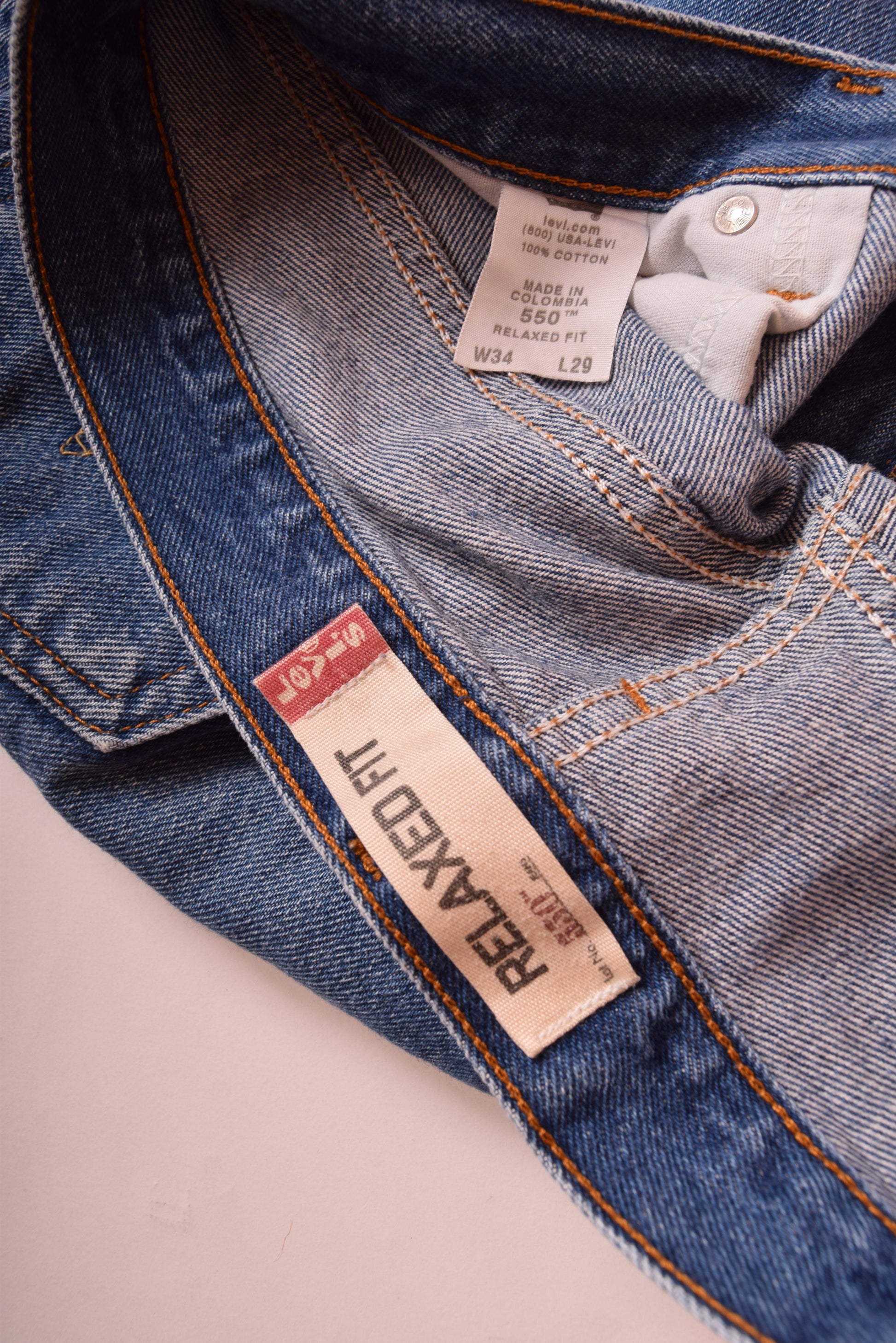 Levi Strauss & Co Levi's 550 Relaxed Fit W34 L29 '00s